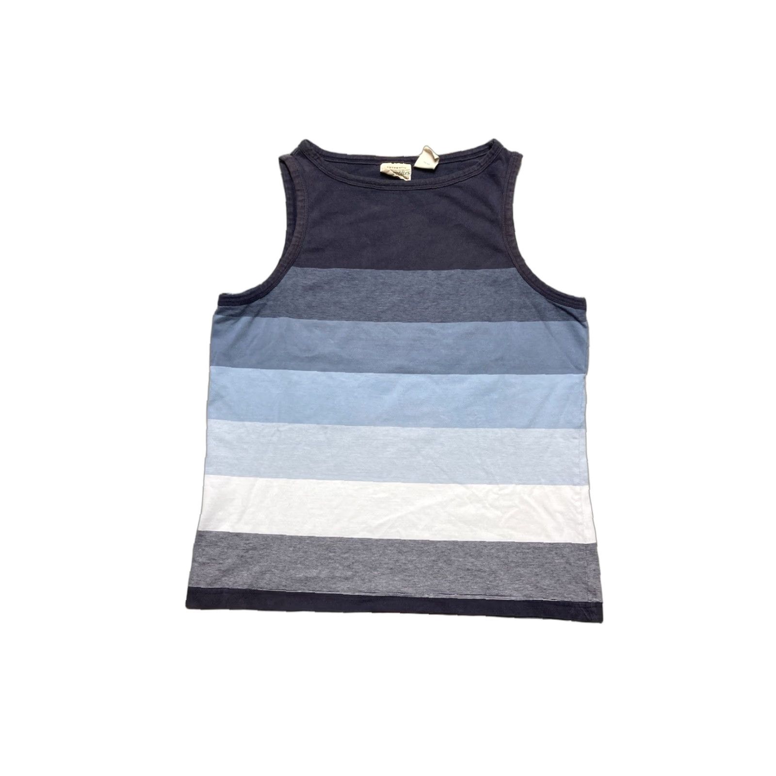 St. John St. John’s bay striped tank top shirt sleeveless mostly cotton beach medium Size US M / EU 48-50 / 2 - 1 Thumbnail