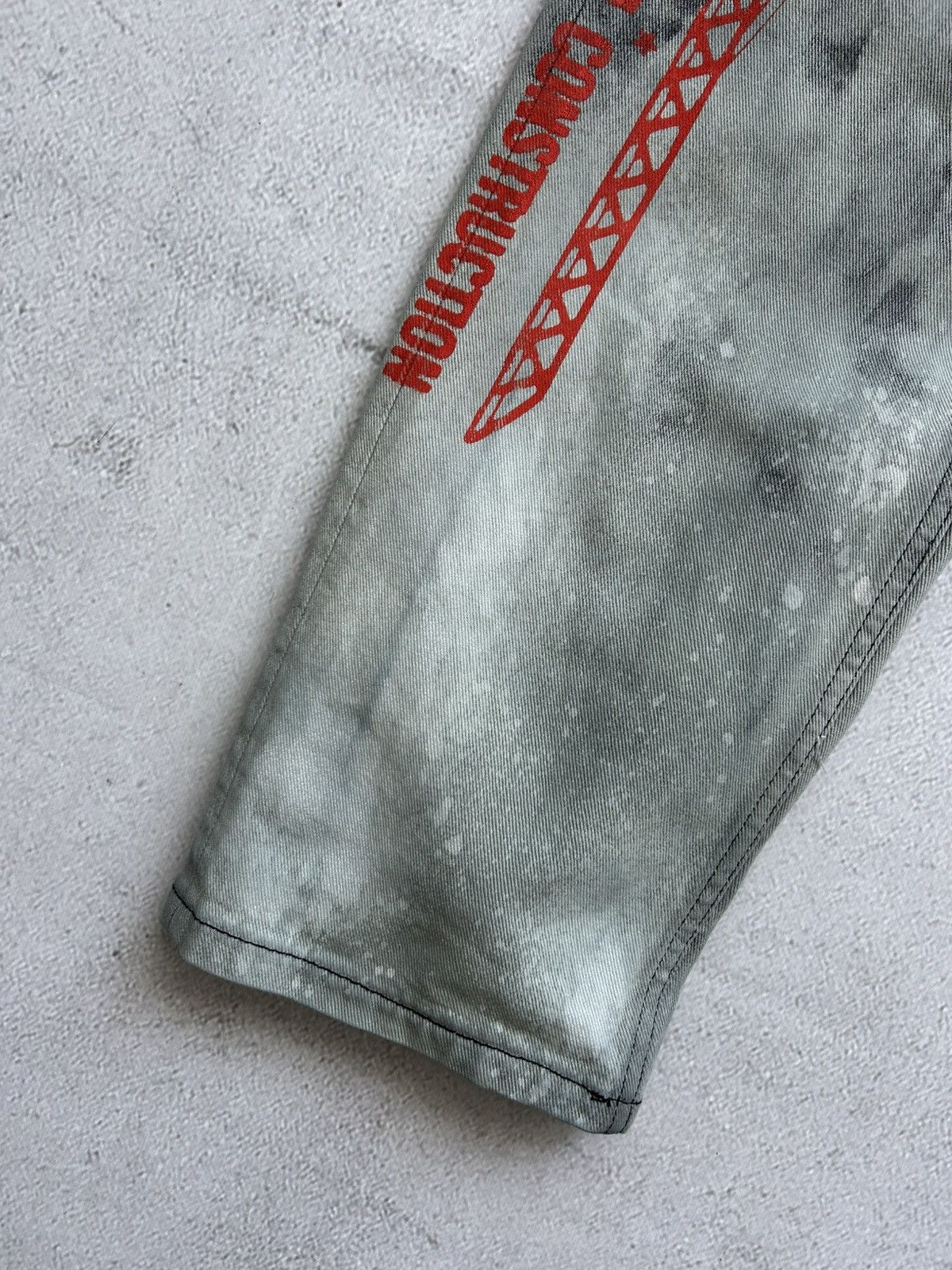 A-COLD-WALL* A-Cold-Wall Man's Tie-die Denim pants size 48 Size US 32 / EU 48 - 6 Thumbnail