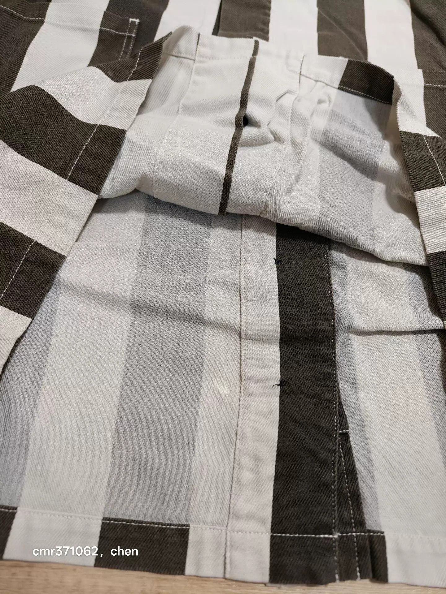 Visvim VISVIM 19SS CECILE SERVICE COAT black1 striped size M Size US M / EU 48-50 / 2 - 6 Thumbnail
