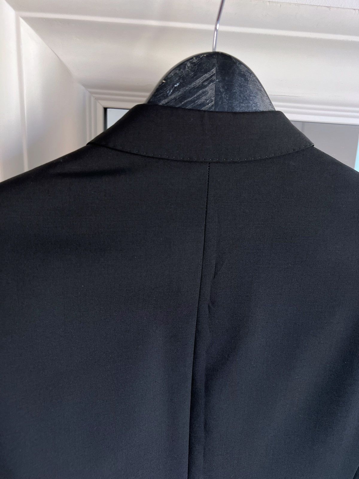 Burberry Burberry Blazer Wool Black Suit Jacket Size 52R - 11 Thumbnail