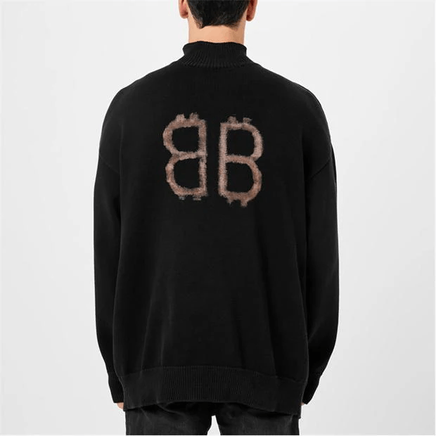 Balenciaga Crypto Bb-Print Hoodie Size US M / EU 48-50 / 2 - 3 Thumbnail