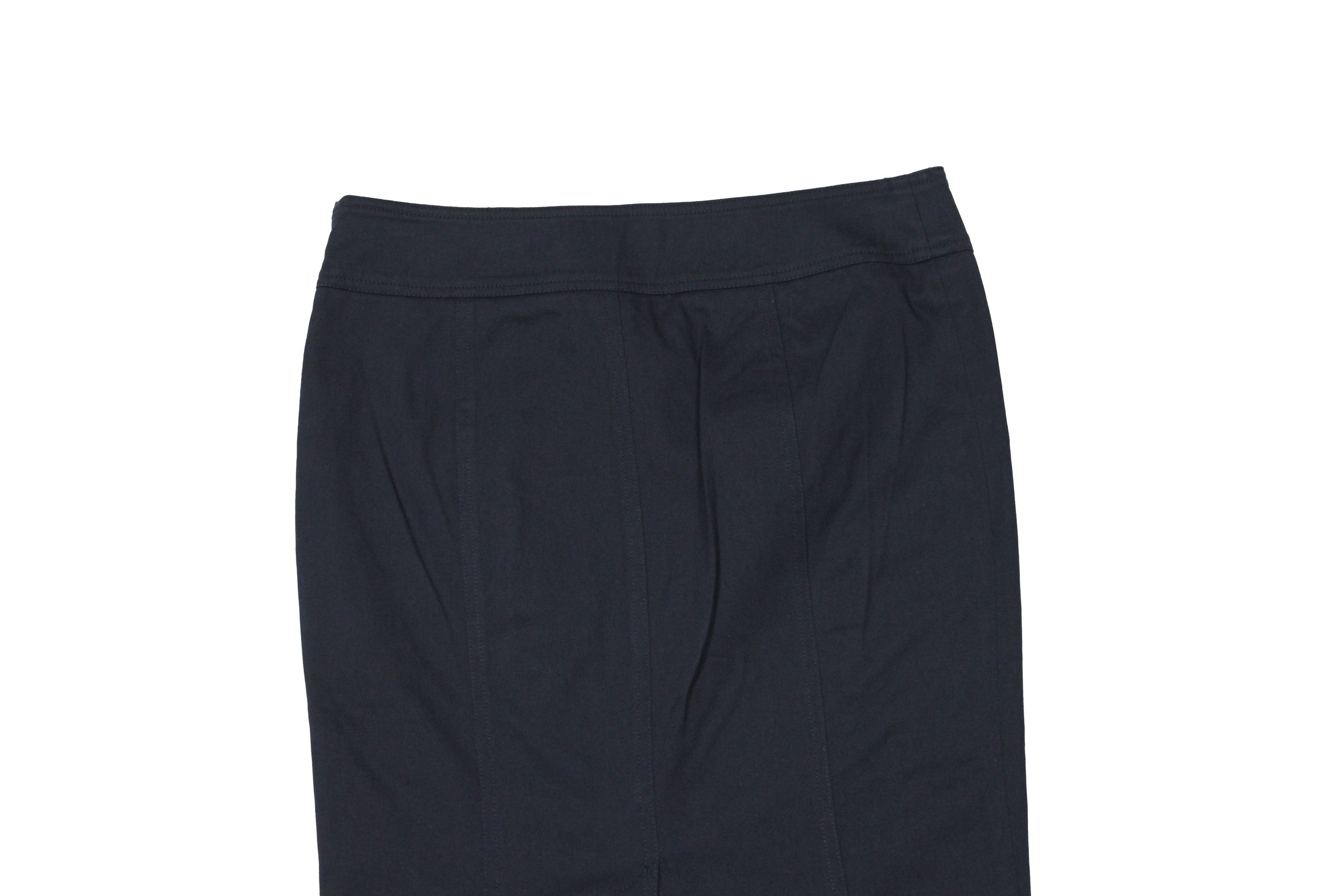 Burberry Prorsum Cotton Midi Skirt Size 27" / US 4 / IT 40 - 5 Thumbnail