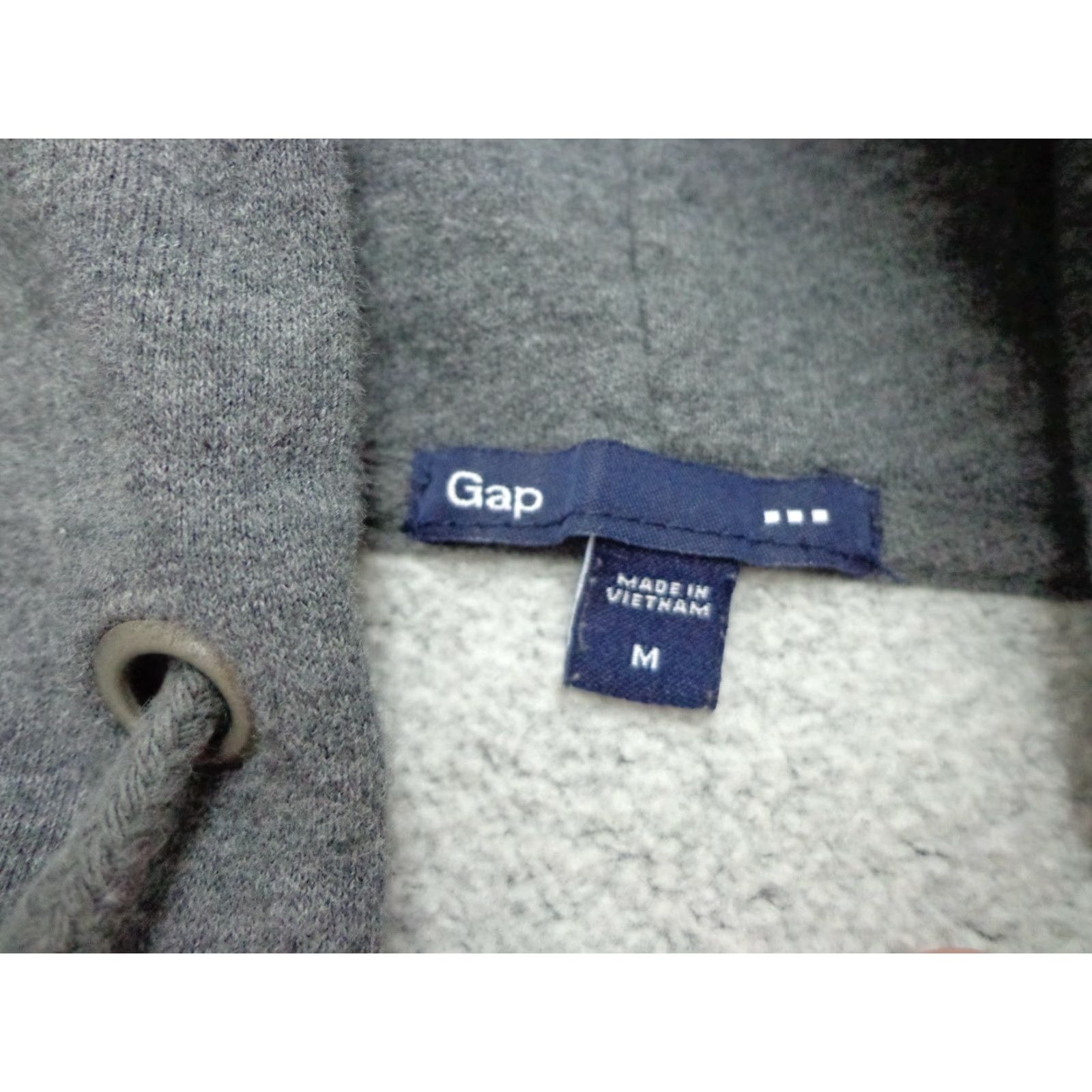 Gap GAP Hoodie Swearshirt Gray Yellow White Graphic Womens Size M Flaw Full Zip Long Sleeve Size M / US 6-8 / IT 42-44 - 3 Thumbnail