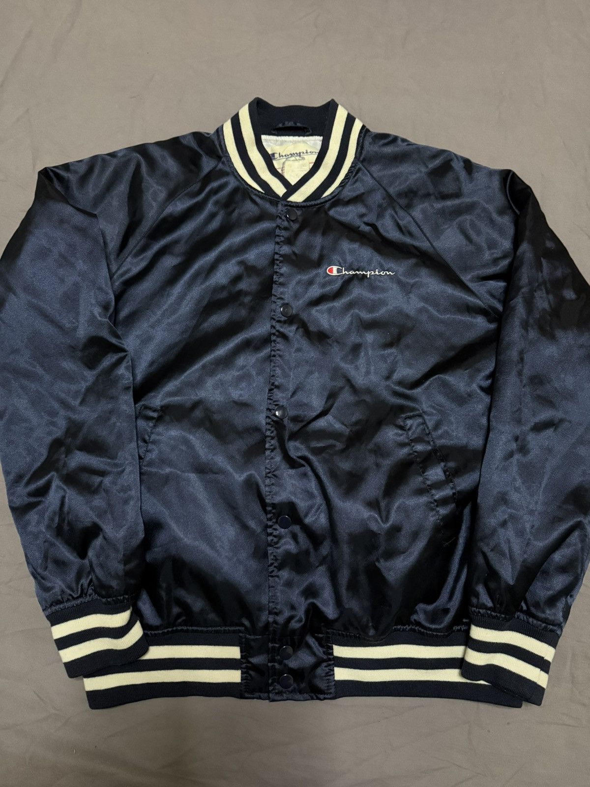 Champion × Supreme Supreme champion satin baseball bomber jacket Size US M / EU 48-50 / 2 - 2 Thumbnail