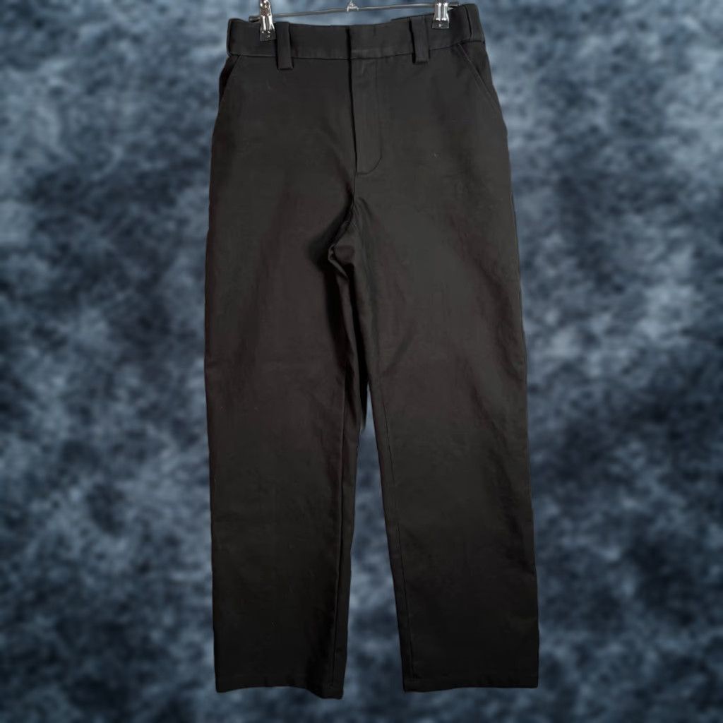Alexander Wang Alexander Wang Womens Pants Black Cotton High-Waisted Straight Leg Trousers Size 4 Size 27" / US 4 / IT 40 - 1 Thumbnail