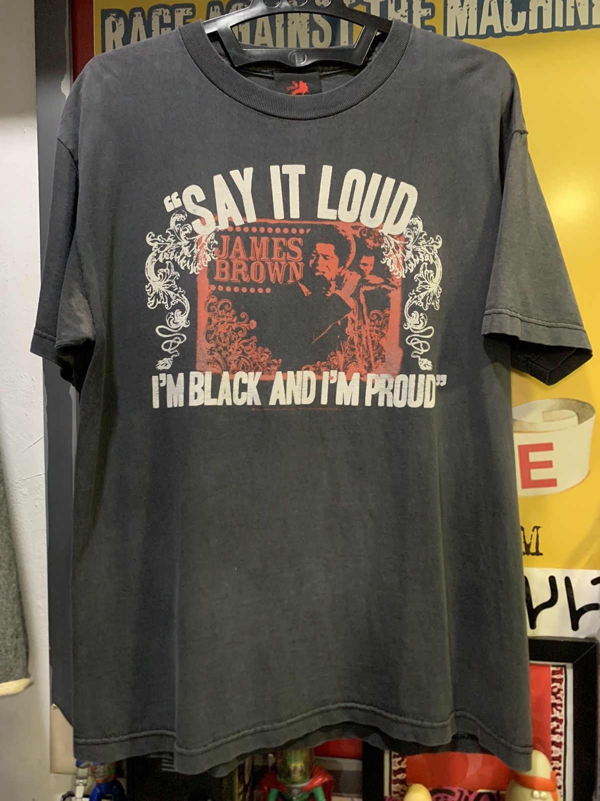 Band Tees × Vintage Vintage JAMES BROWN “Say It Loud I’m Black And I’m Proud” Size US L / EU 52-54 / 3 - 2 Thumbnail