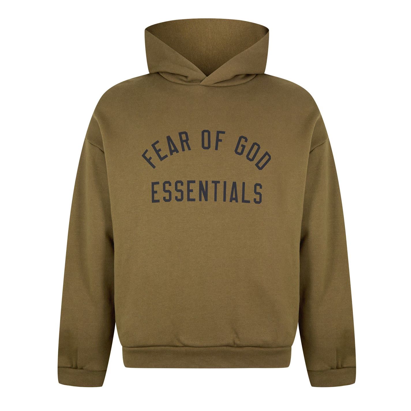 Fear of God o1g2r1mq0426 Fleece Hoodie in Olive Size US S / EU 44-46 / 1 - 1 Thumbnail