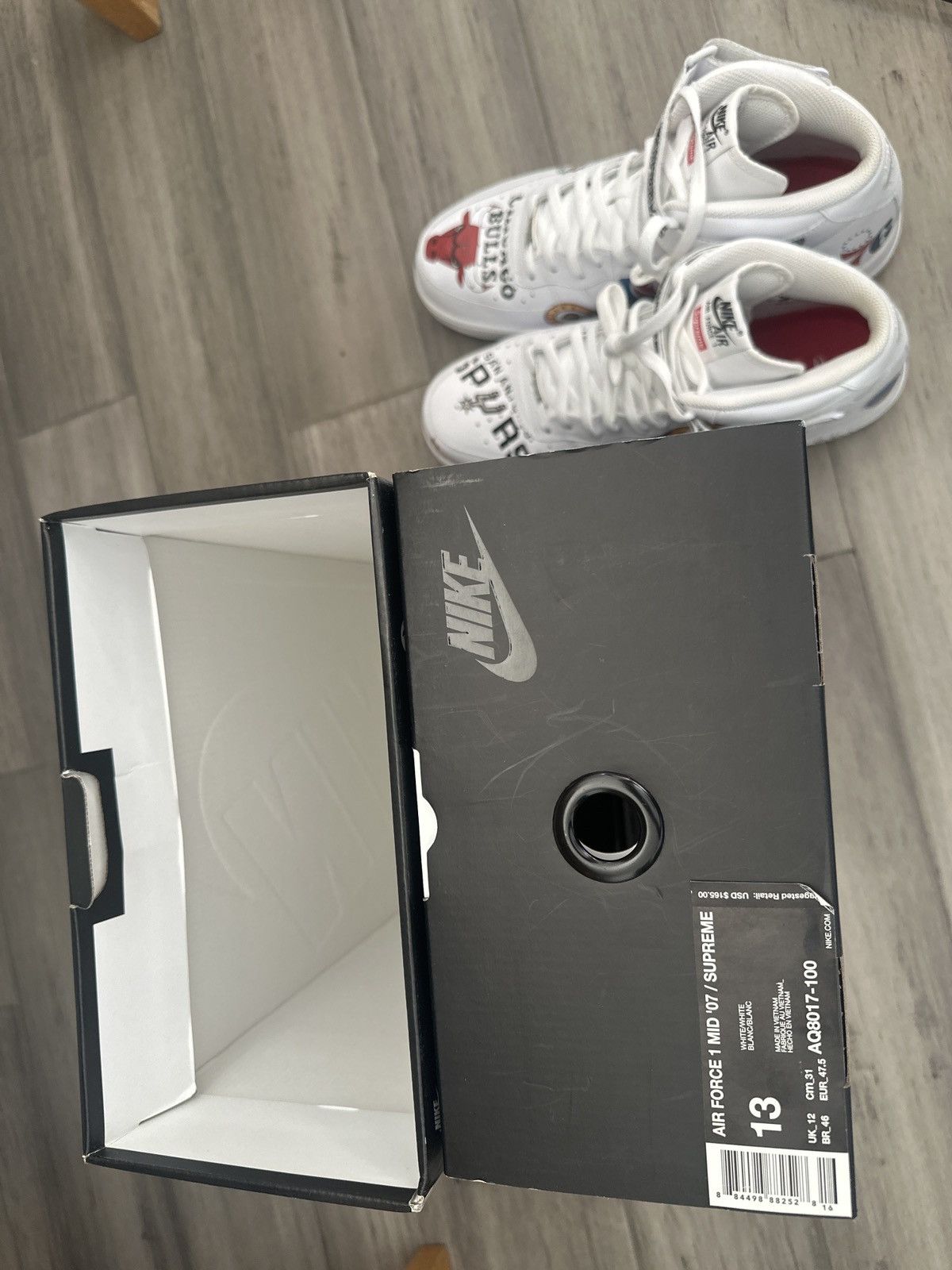 SUPREME X NIKE X NBA Air Force