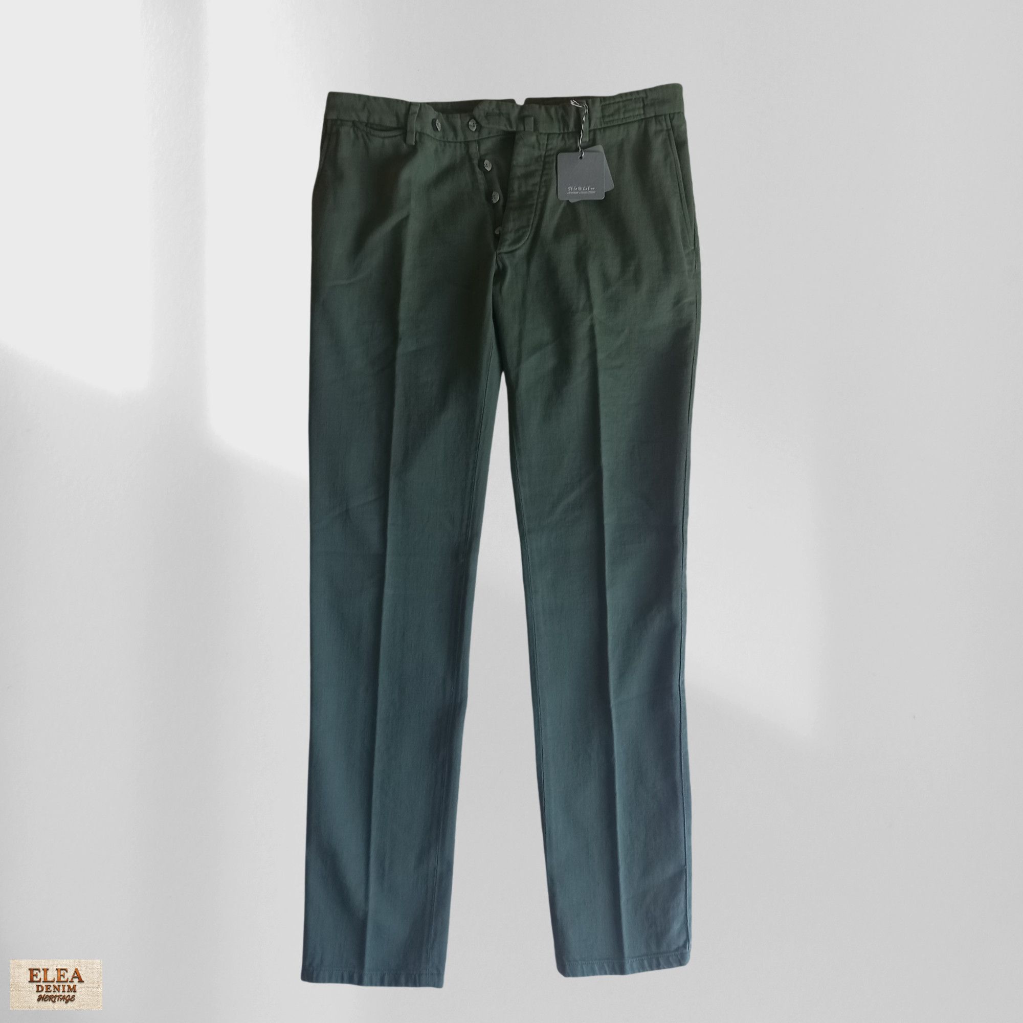 Stile Latino Stile Latino Napoli Trousers 48 Handmade V.Attolini NWT Size US 34 / EU 50 - 3 Thumbnail