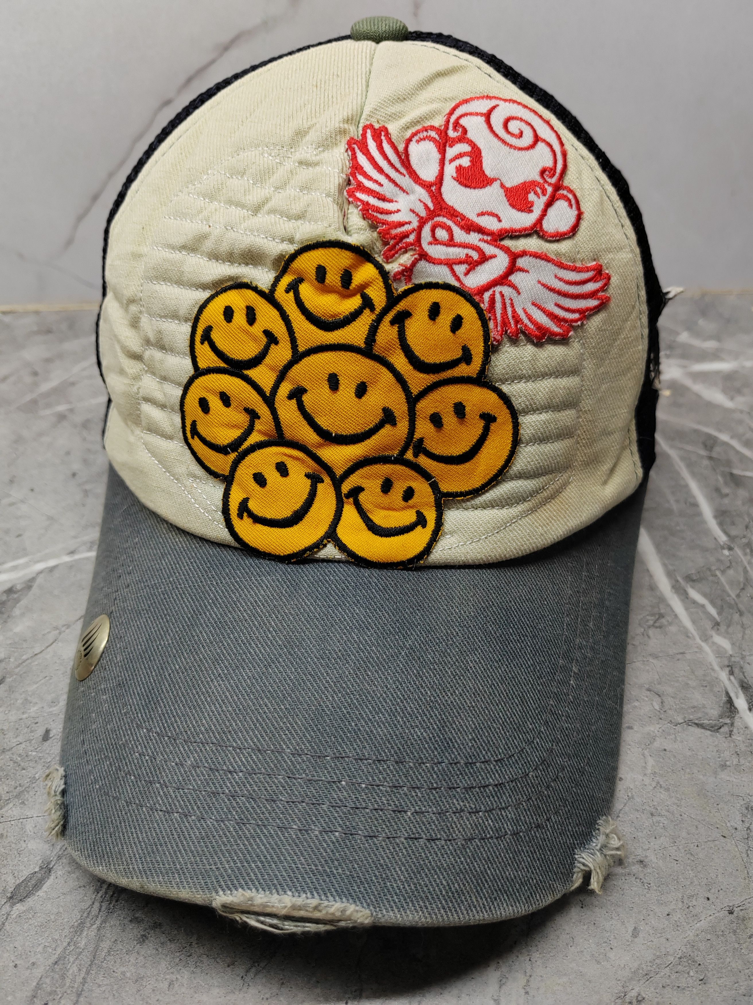 Japanese Brand Vintage Japanese Punk Distressed Style Y2k Trucker Cap Hat Size ONE SIZE - 1 Thumbnail