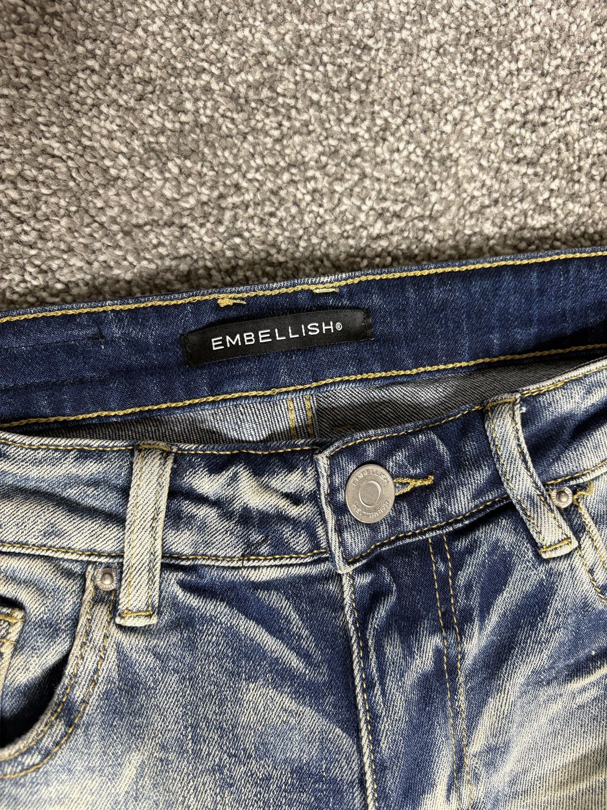 Embellish Embellish Skinny Denim Jeans Size US 32 / EU 48 - 3 Thumbnail