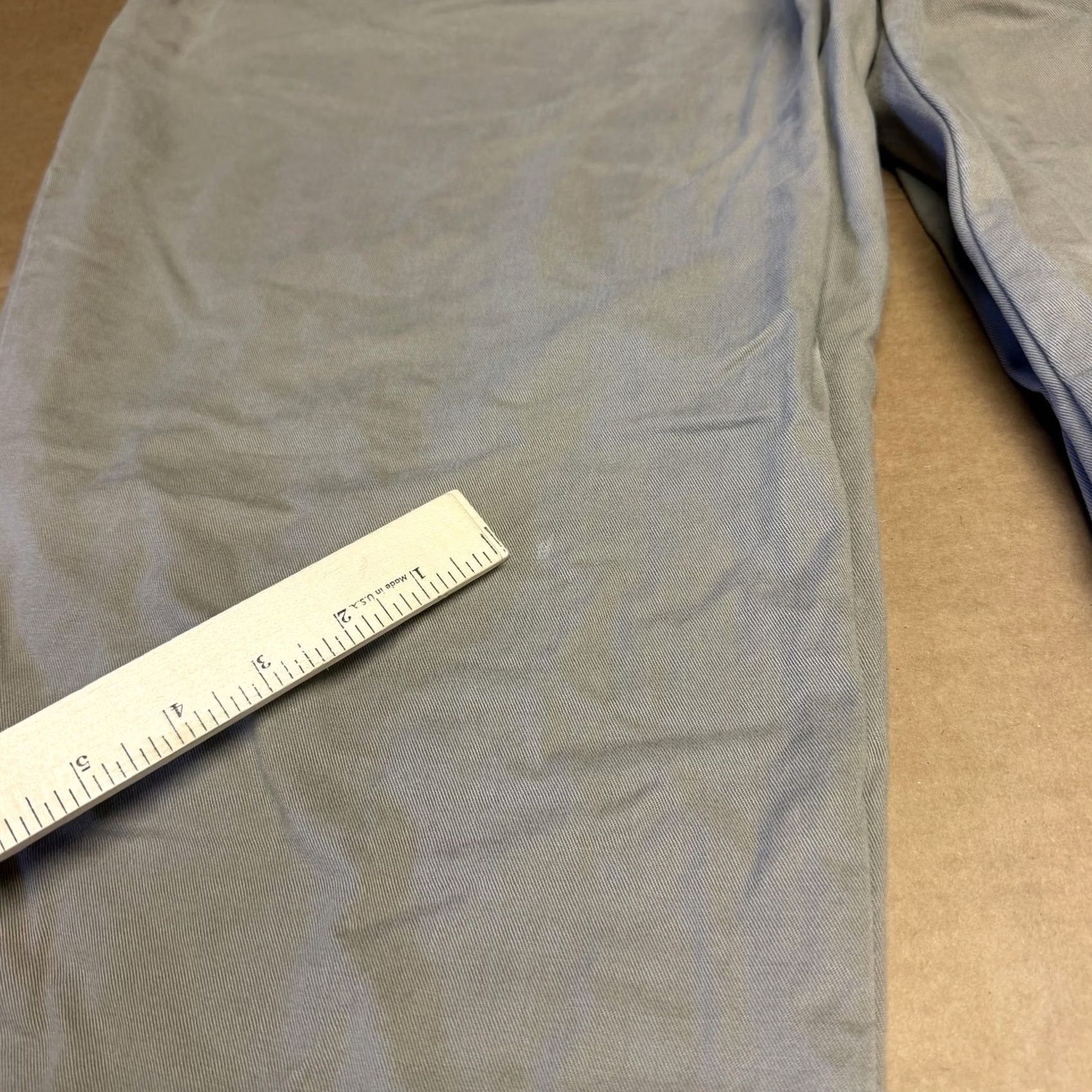 Vintage L.L. Bean Pants Mens 42x32 Beige Flannel Lined Chino Pleated Winter Casual Size US 42 / EU 58 - 2 Thumbnail