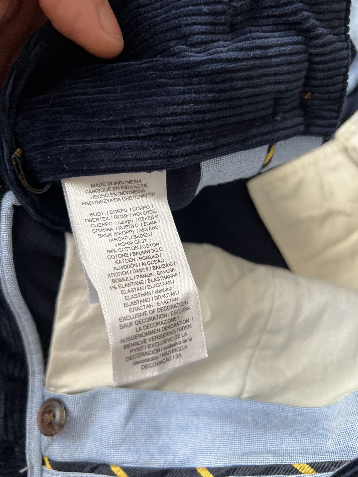 Denim & Supply Ralph Lauren × Polo Ralph Lauren × Ralph Lauren Vintage Polo Ralph Lauren Velvet Pants Jeans Denim Size US 32 / EU 48 - 6 Thumbnail