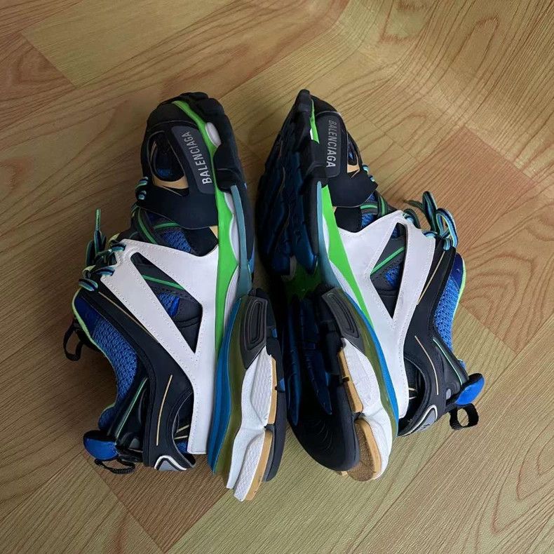 Balenciaga Balenciaga Black and green shoes 2502-Nextarrow Size US 7 / EU 40 - 3 Thumbnail