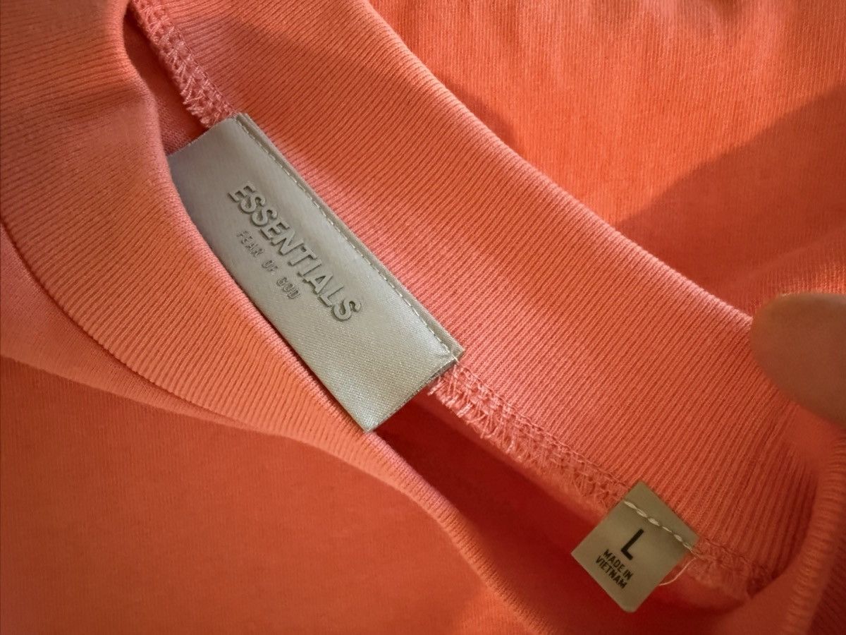 Fear of God Fear Of God Essentials FOG s/s tee tshirt Coral Large NEW! Size US L / EU 52-54 / 3 - 6 Thumbnail