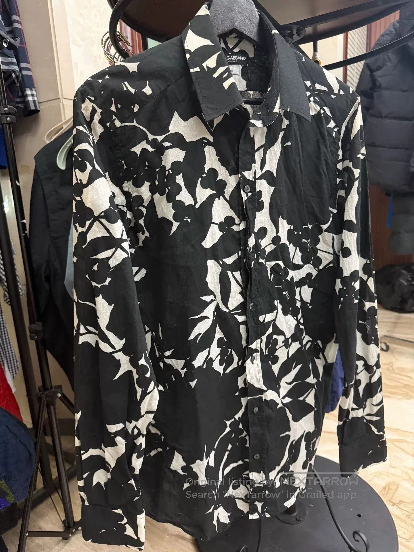 Dolce & Gabbana Dolce & Gabbana Men's Floral Shirt. Size US XXS / EU 40 - 4 Thumbnail