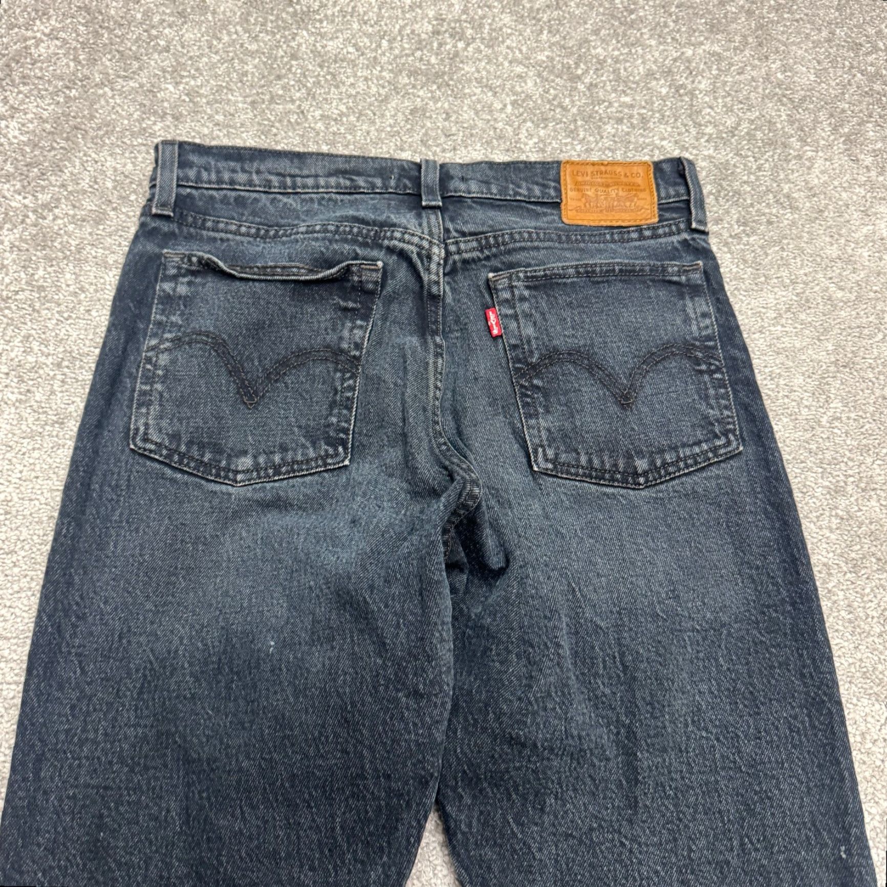 Levi's Levi's Wedgie Icon Button Fly Ankle Denim Jeans Women 27 Black High Rise Stretch Size 27" / US 4 / IT 40 - 5 Thumbnail