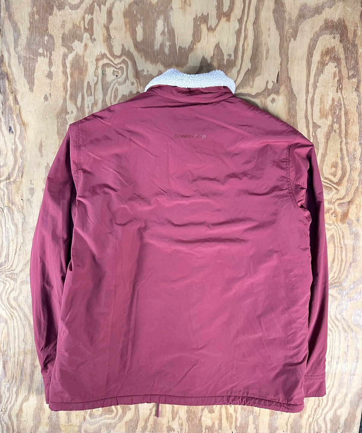 Standard Cloth Urban Outfitters burgundy Standard Cloth Fleece jacket. Size US XL / EU 56 / 4 - 3 Thumbnail