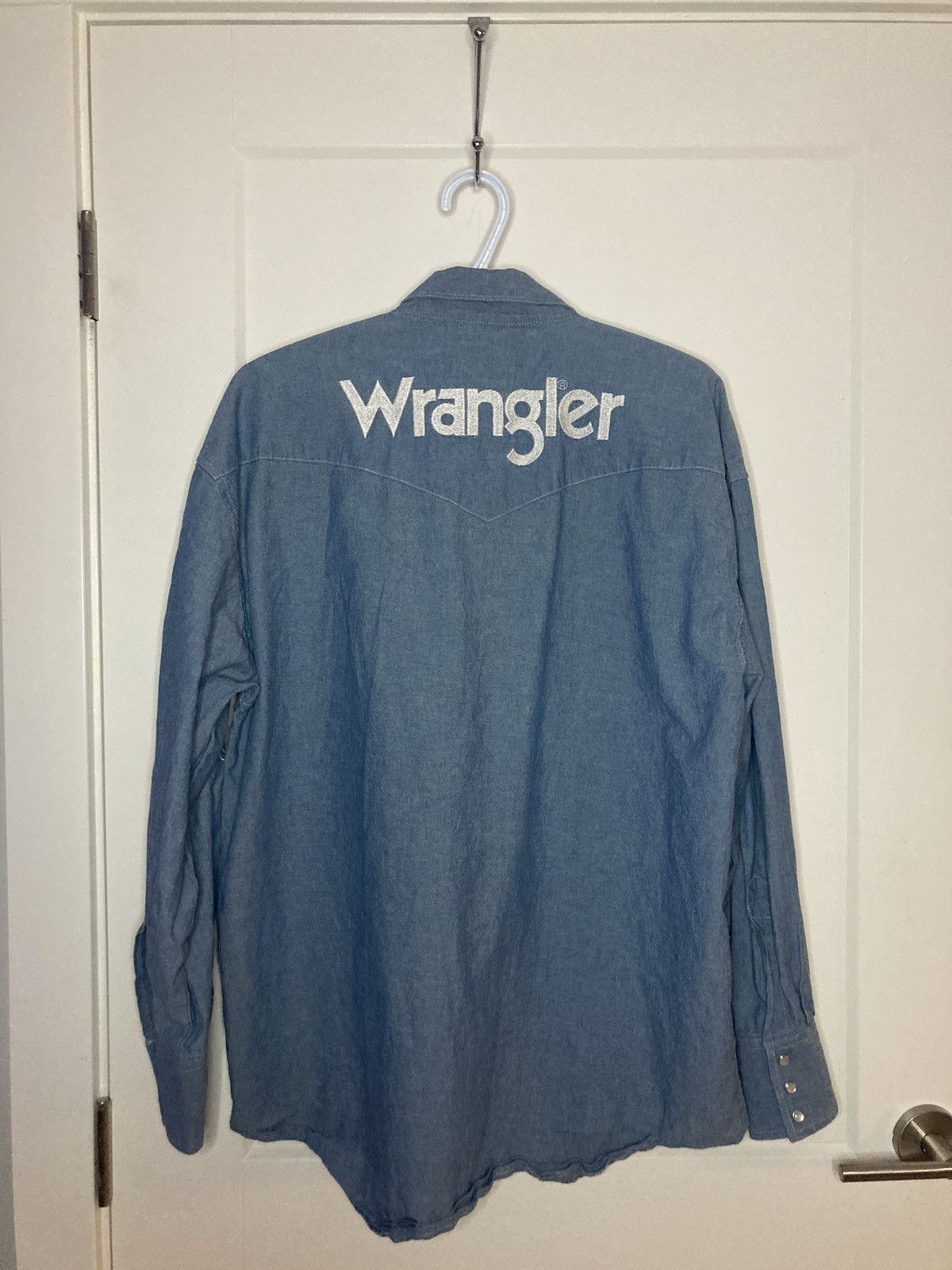 Wrangler Vintage Wrangler Denim Longsleeve Size US XL / EU 56 / 4 - 2 Thumbnail
