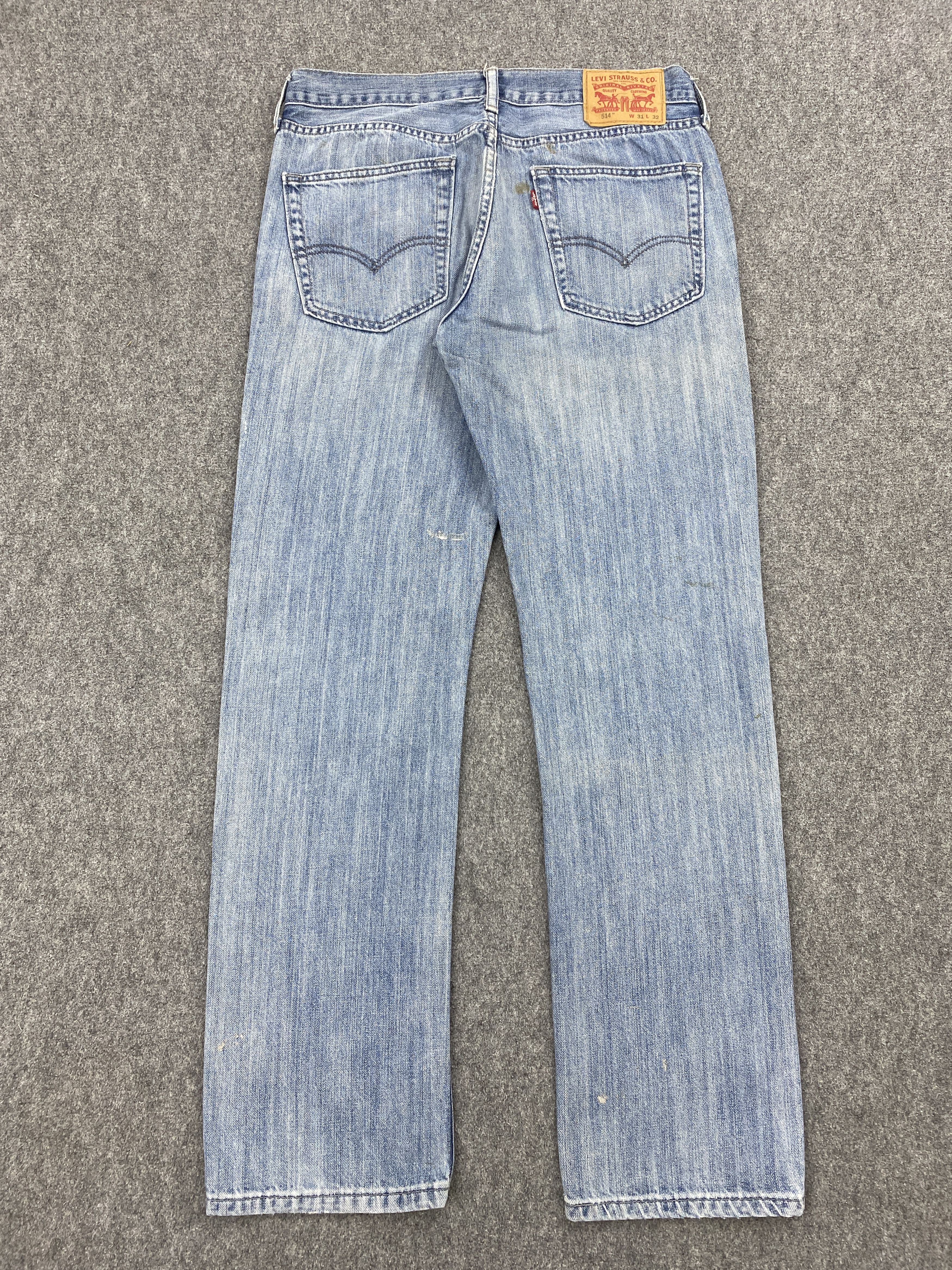Levi's × Vintage Splatter Paint Vintage Levis 514 Jeans Size US 31 - 3 Thumbnail