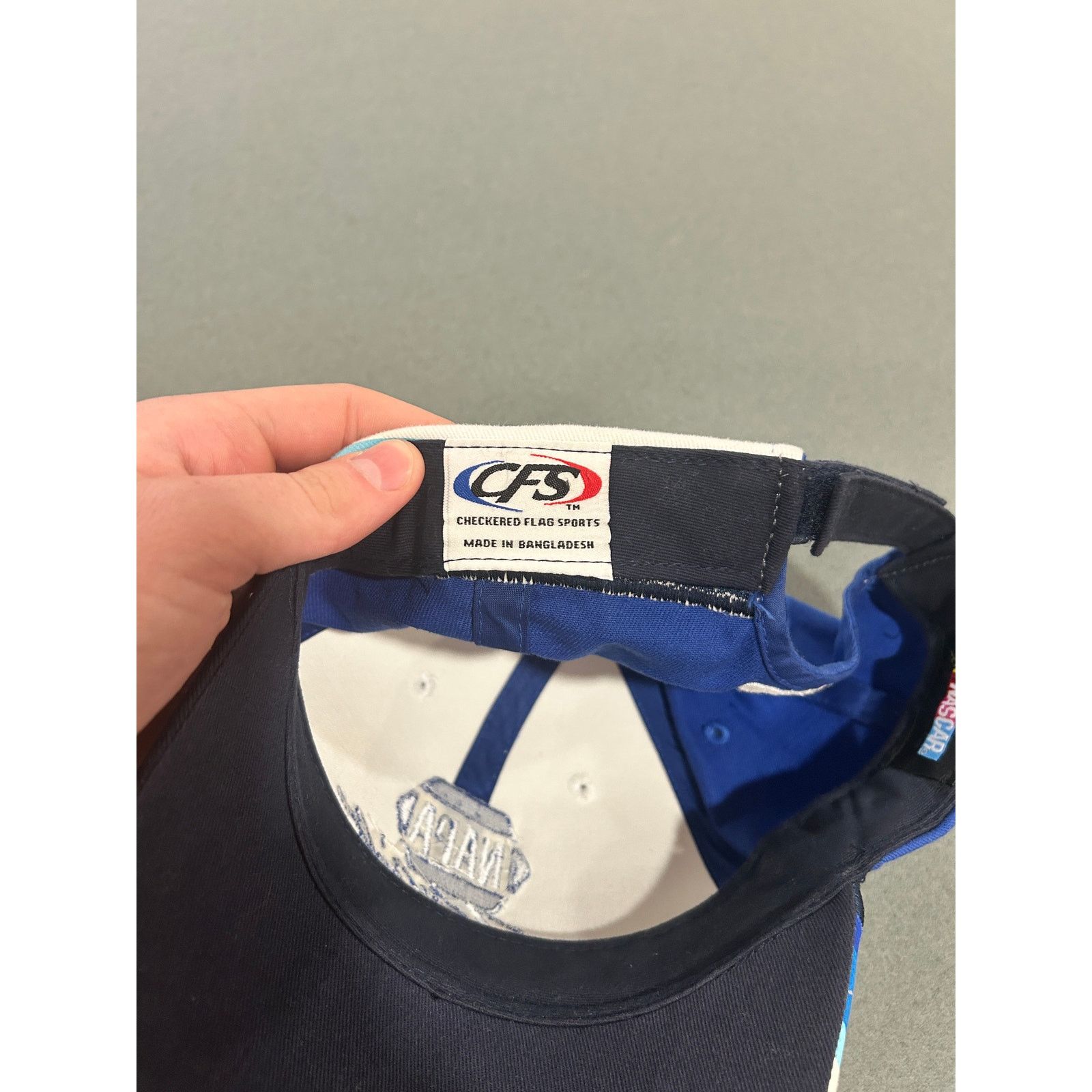 NASCAR NAPA RACING blue and white hat Size 32 - 4 Thumbnail