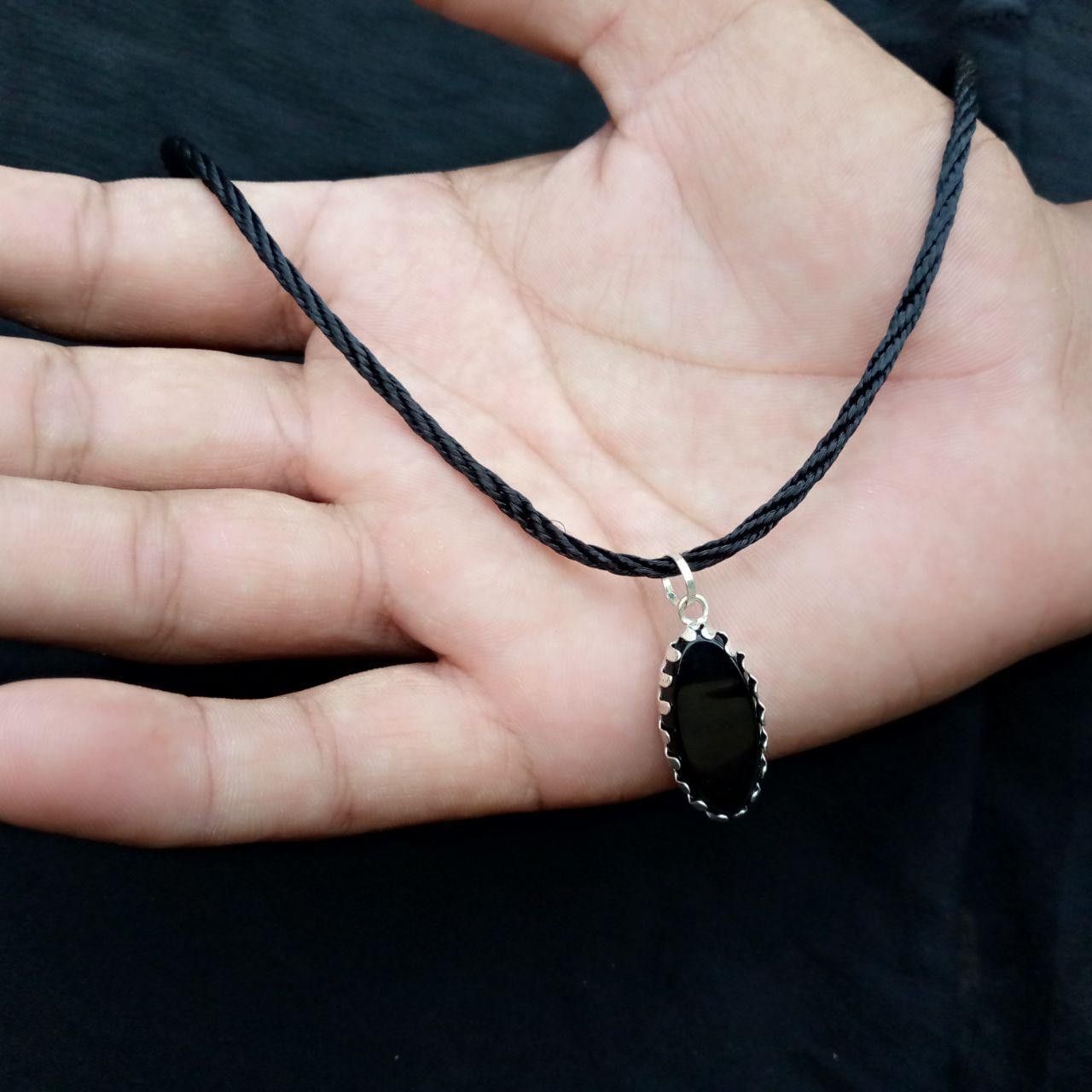 Other Vintage Natural Onyx Pendant Necklace Size ONE SIZE - 3 Thumbnail