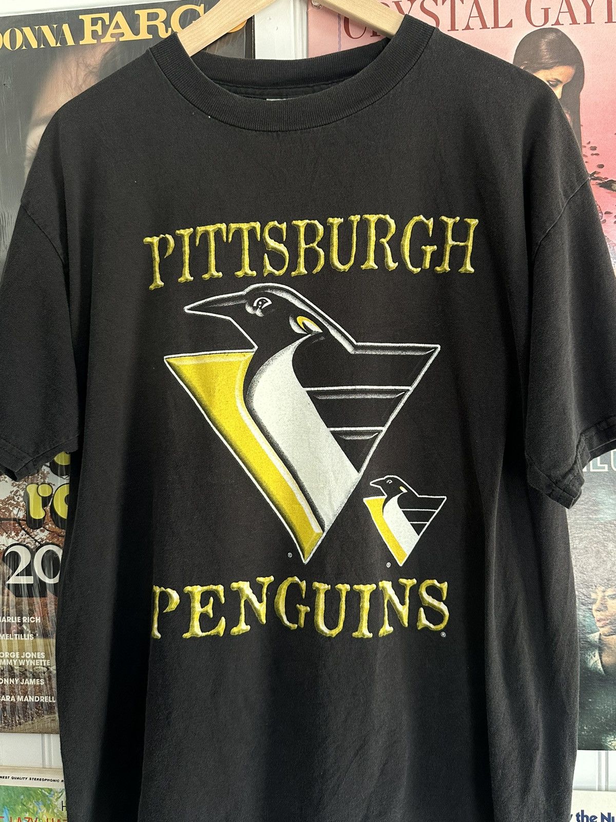 NHL 90s Pittsburgh Penguins Tee Size US L / EU 52-54 / 3 - 2 Thumbnail