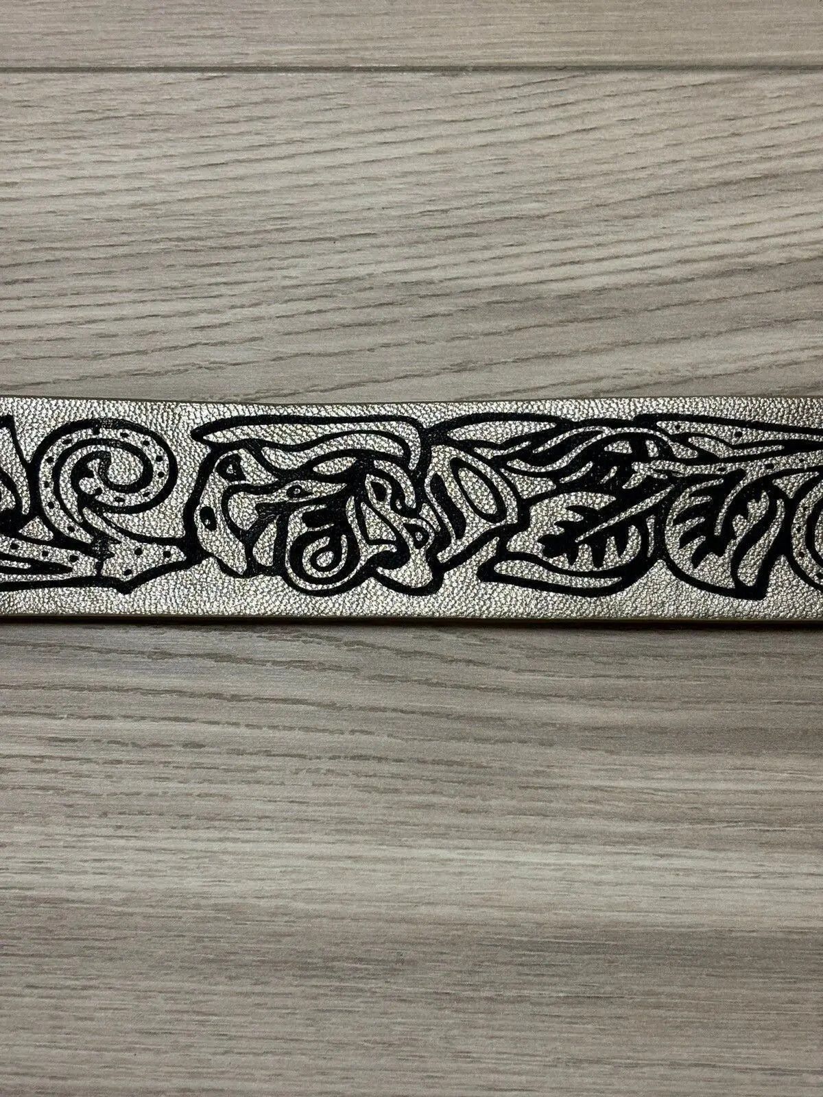 Japanese Brand Rose Buckle Belt Size 30 - 3 Thumbnail
