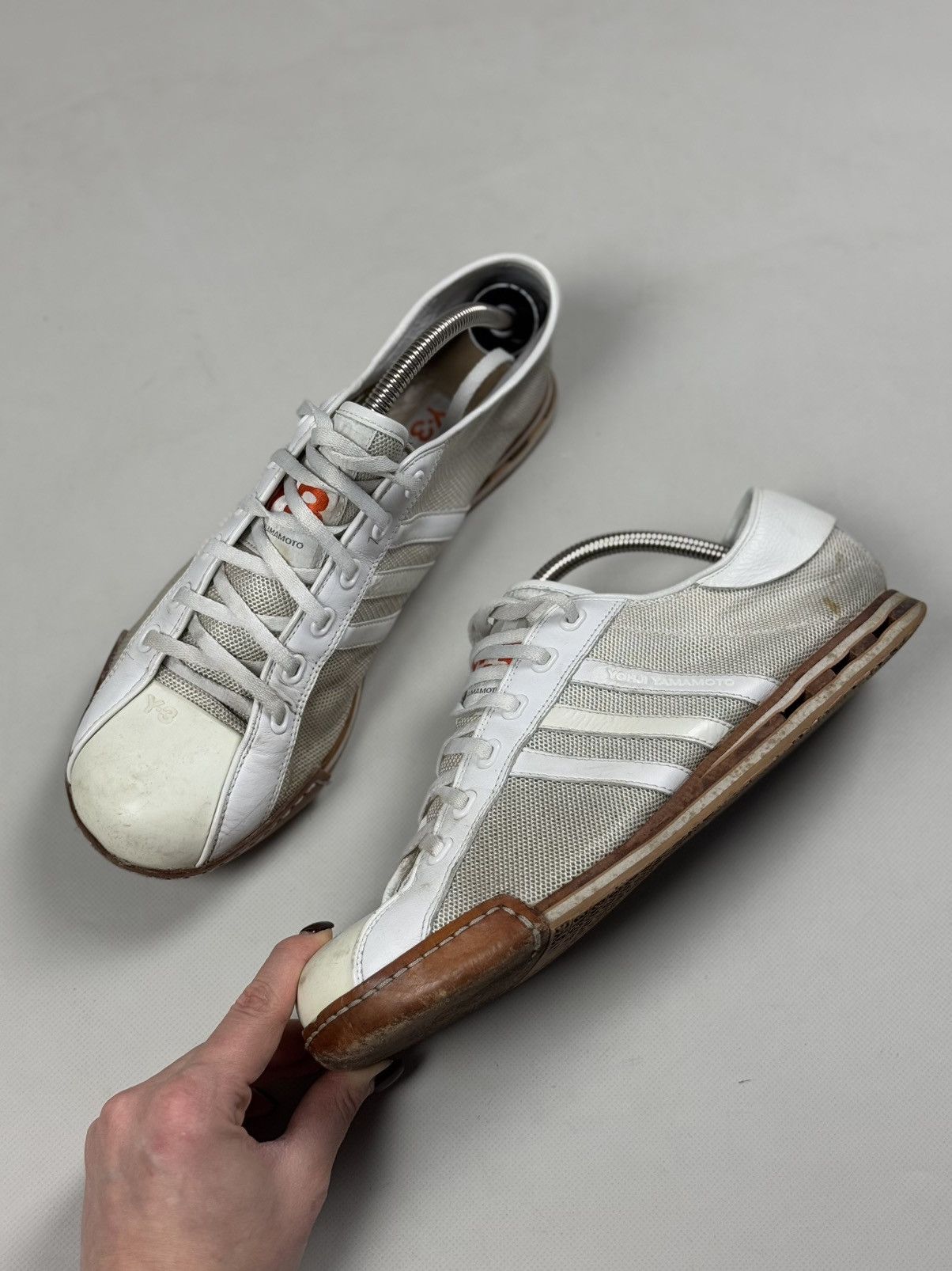 Y-3 Y-3 Yohji Yamamoto Adidas Men’s Low Top Sneakers Shoes Size US 9.5 / EU 42-43 - 14 Thumbnail