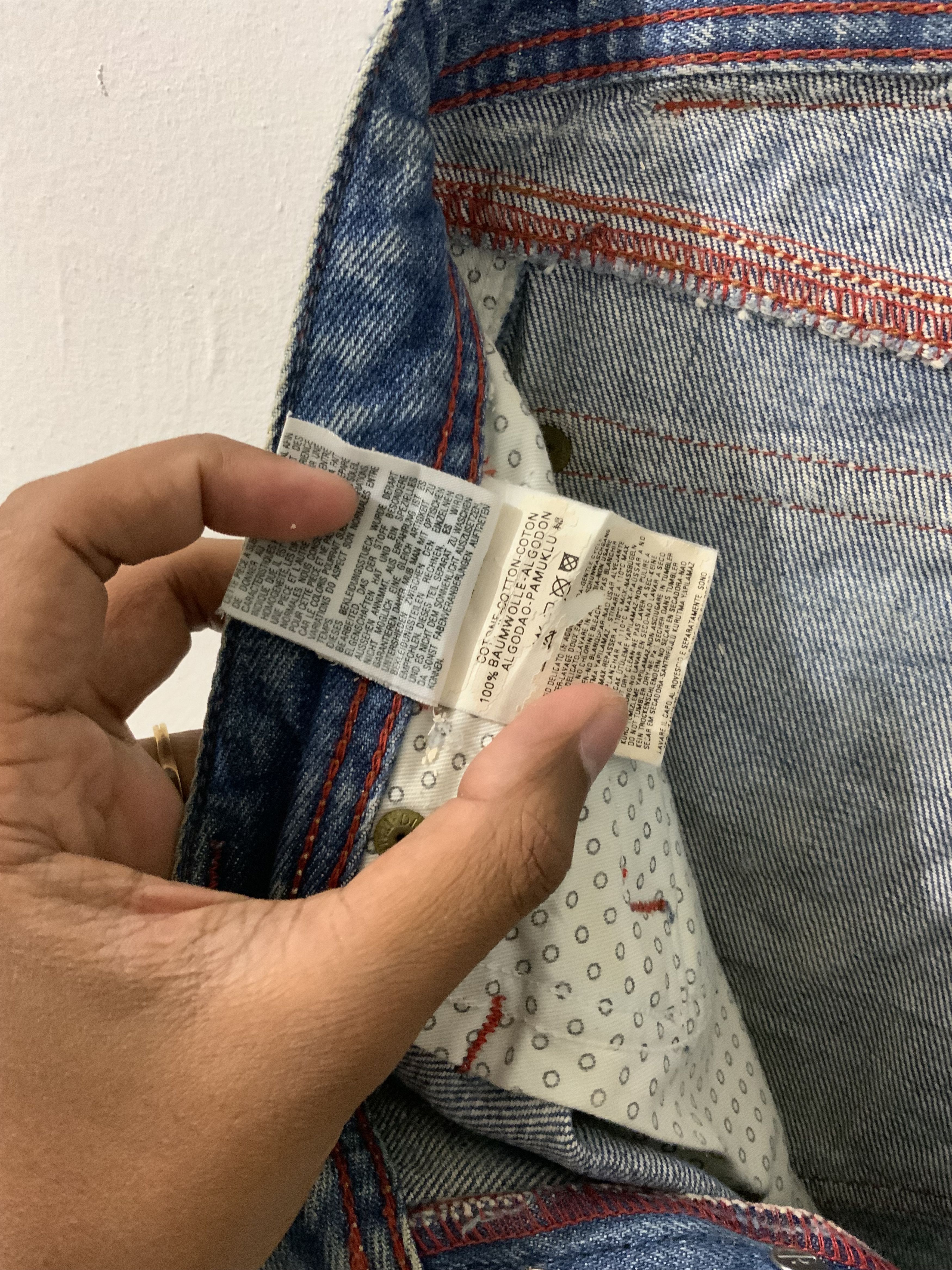 Japanese Brand Diesel Only the Brave Man Denim Division Jeans Size US 28 / EU 44 - 22 Thumbnail