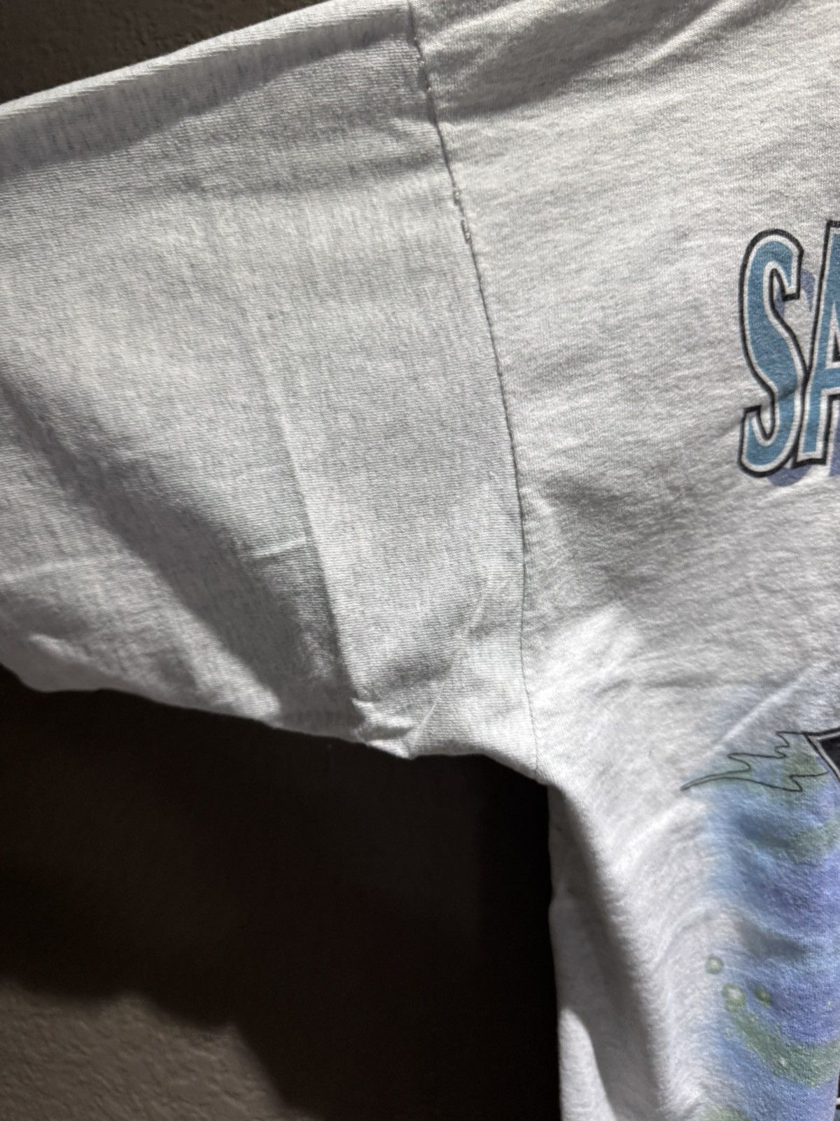 Salem Sportswear Vintage Salemsportsware San Jose Sharks Tee XL Grey Printed Size US XL / EU 56 / 4 - 11 Thumbnail