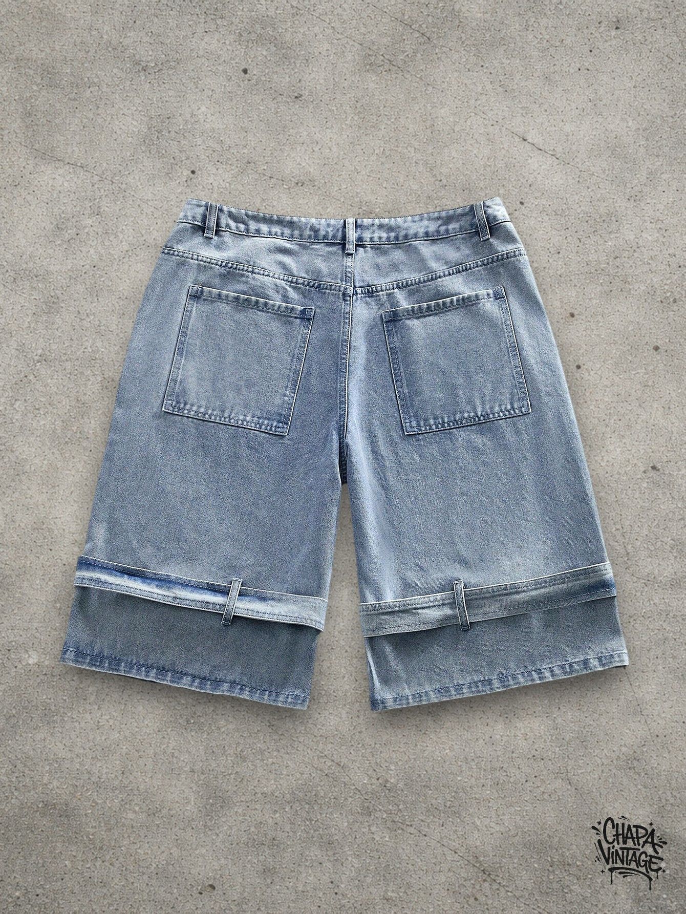 Japanese Brand Punk denim shorts jorts Size US 32 / EU 48 - 4 Thumbnail