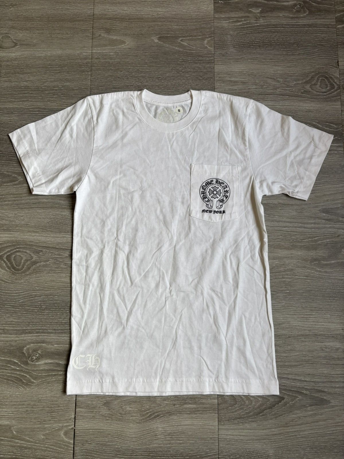 Chrome Hearts Chrome Hearts White New York Horseshoe Tee Size US S / EU 44-46 / 1 - 5 Thumbnail