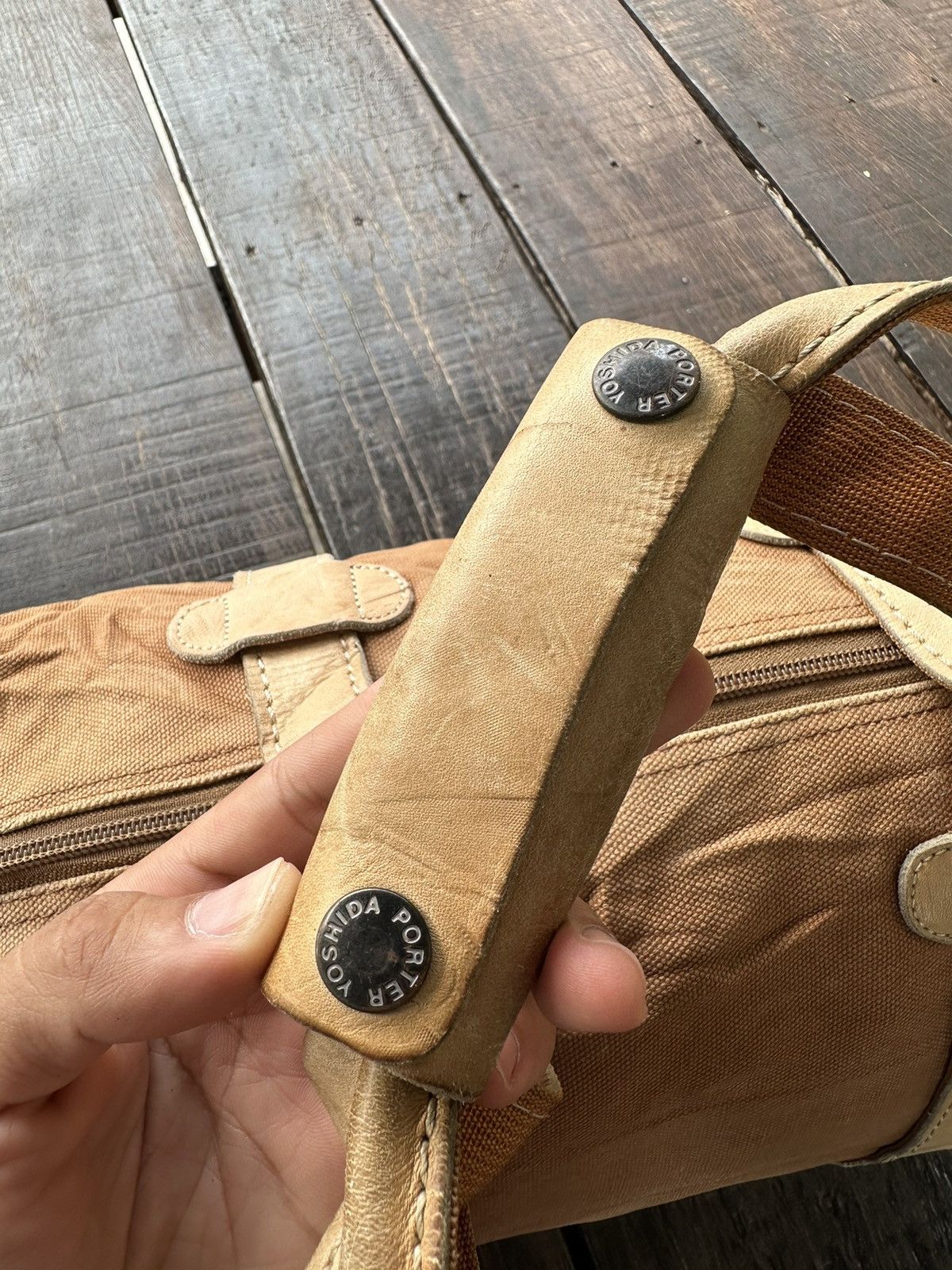Japanese Brand × Porter × Vintage Vintage porter canvas hand carry bag Size ONE SIZE - 7 Thumbnail