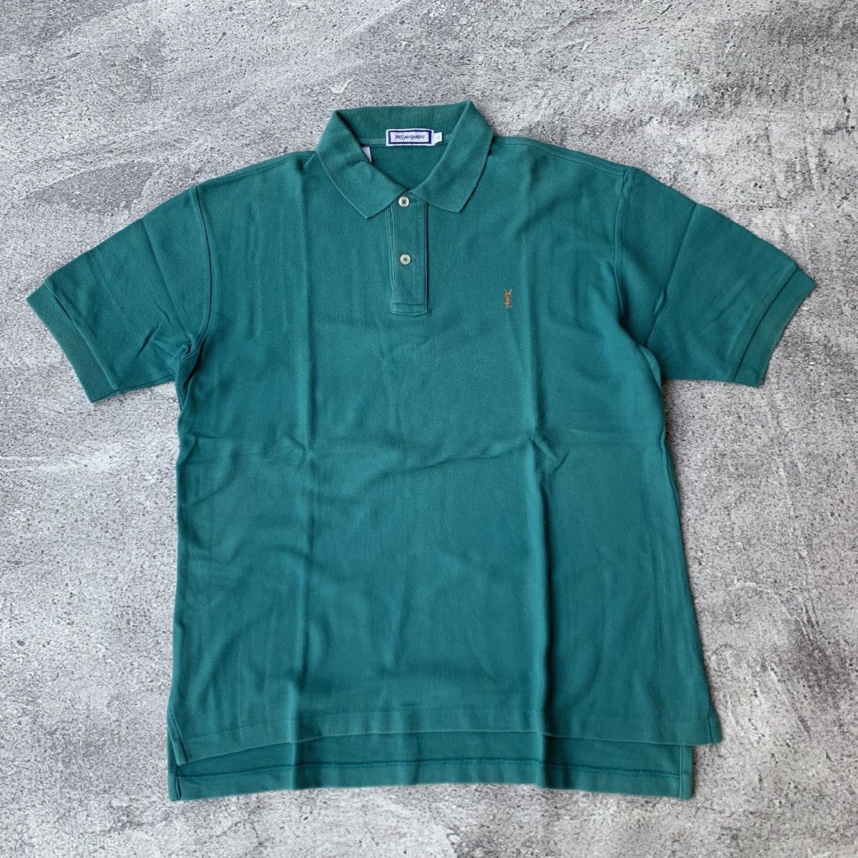 Yves Saint Laurent Vintage YvesSaintlaurent Polo Shirt Size US L / EU 52-54 / 3 - 1 Thumbnail