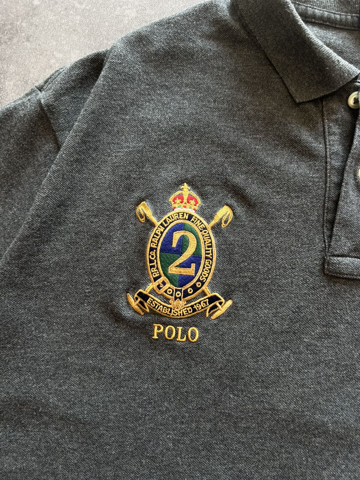 Polo Ralph Lauren Ralph Lauren Polo Shirt Gold Logo Streetwear Old Money Y2K Size US XL / EU 56 / 4 - 7 Thumbnail
