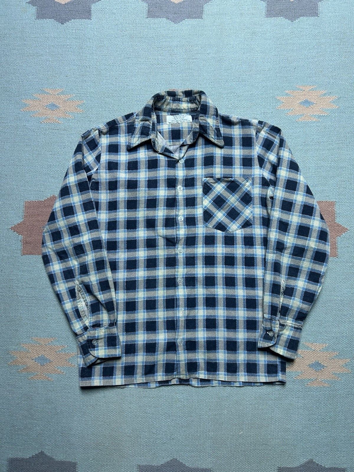 Vintage Vintage 70s flannel shirt cotton plaid youth boys 16 Size US XS / EU 42 / 0 - 1 Thumbnail