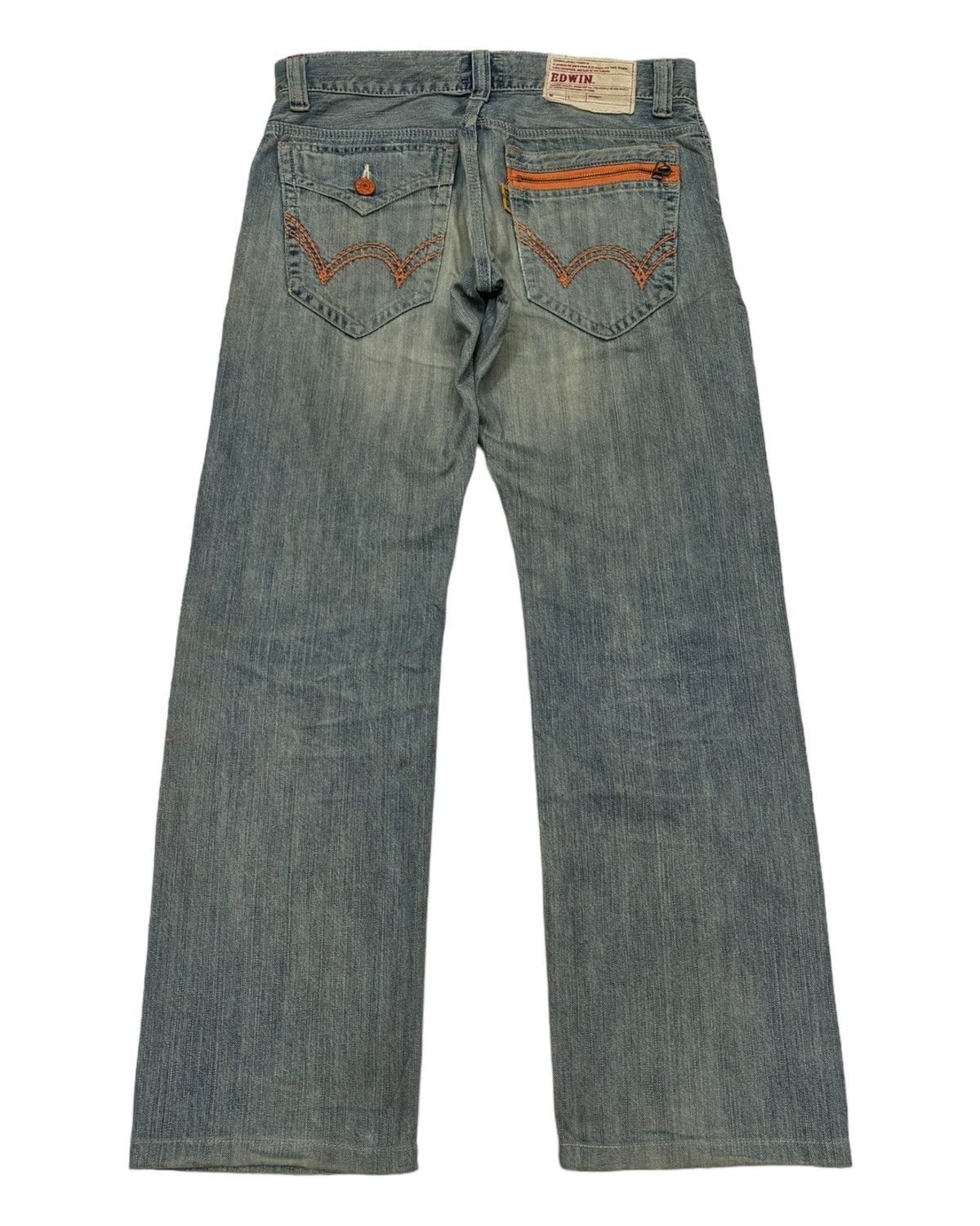 Kapital 🔥Edwin Xvs Rusty Distressed Denim Jeans Size US 33 - 2 Thumbnail