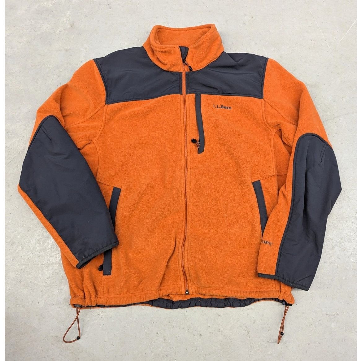 L.L. Bean L.L. Bean essential orange and black tech fleece sweater Size US XL / EU 56 / 4 - 1 Thumbnail