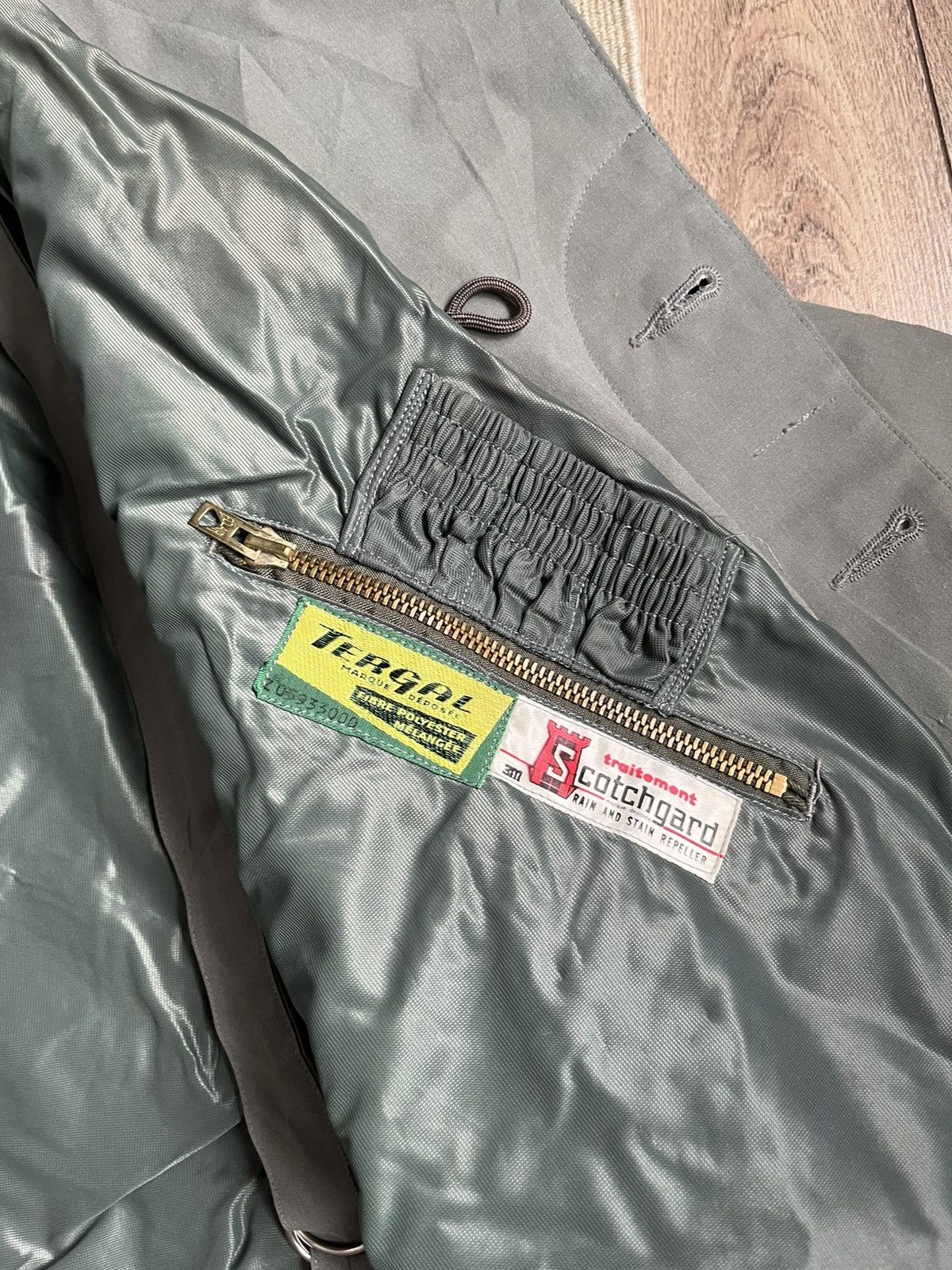Other Adolphe Lafont 50s Olive Scotchgard France Hunting Jacket Size US L / EU 52-54 / 3 - 13 Thumbnail
