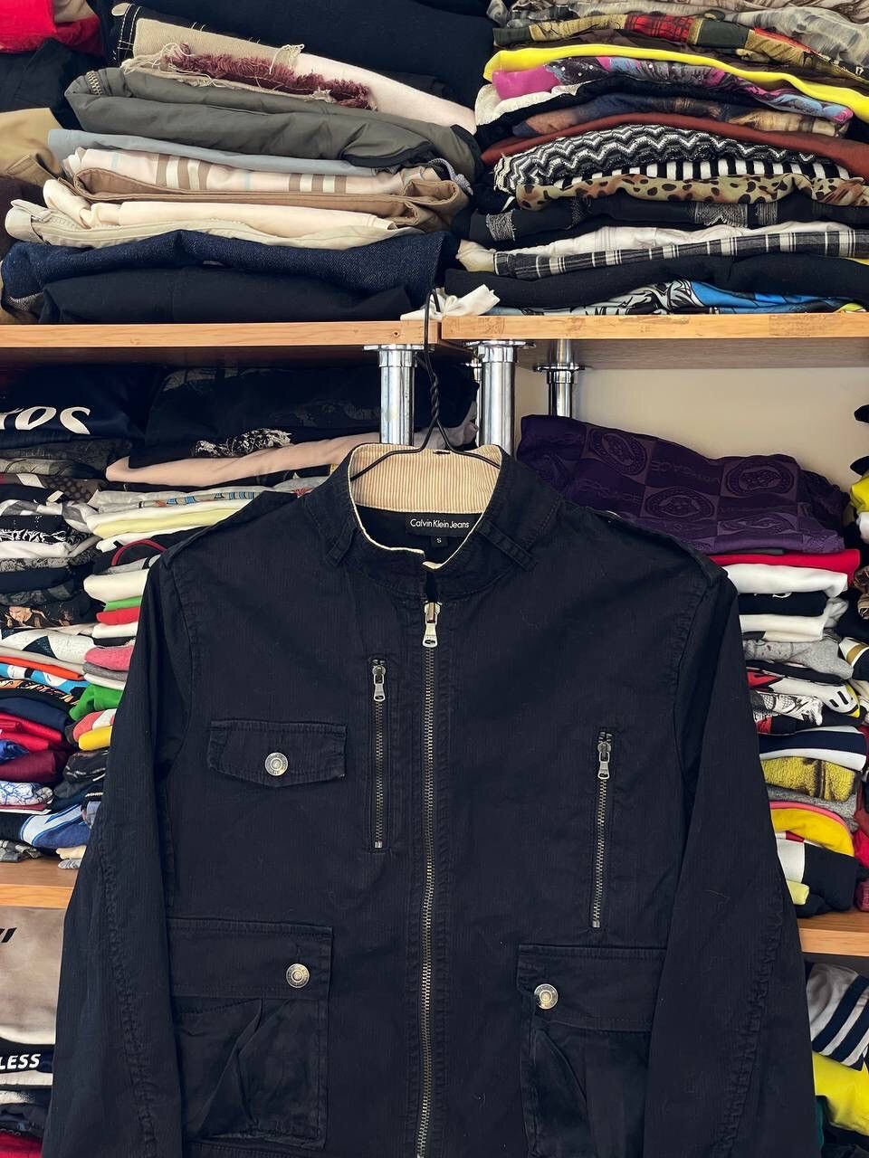 Calvin Klein Calvin Klein Vintage Archival Moto Y2K jacket Size S / US 4 / IT 40 - 2 Thumbnail