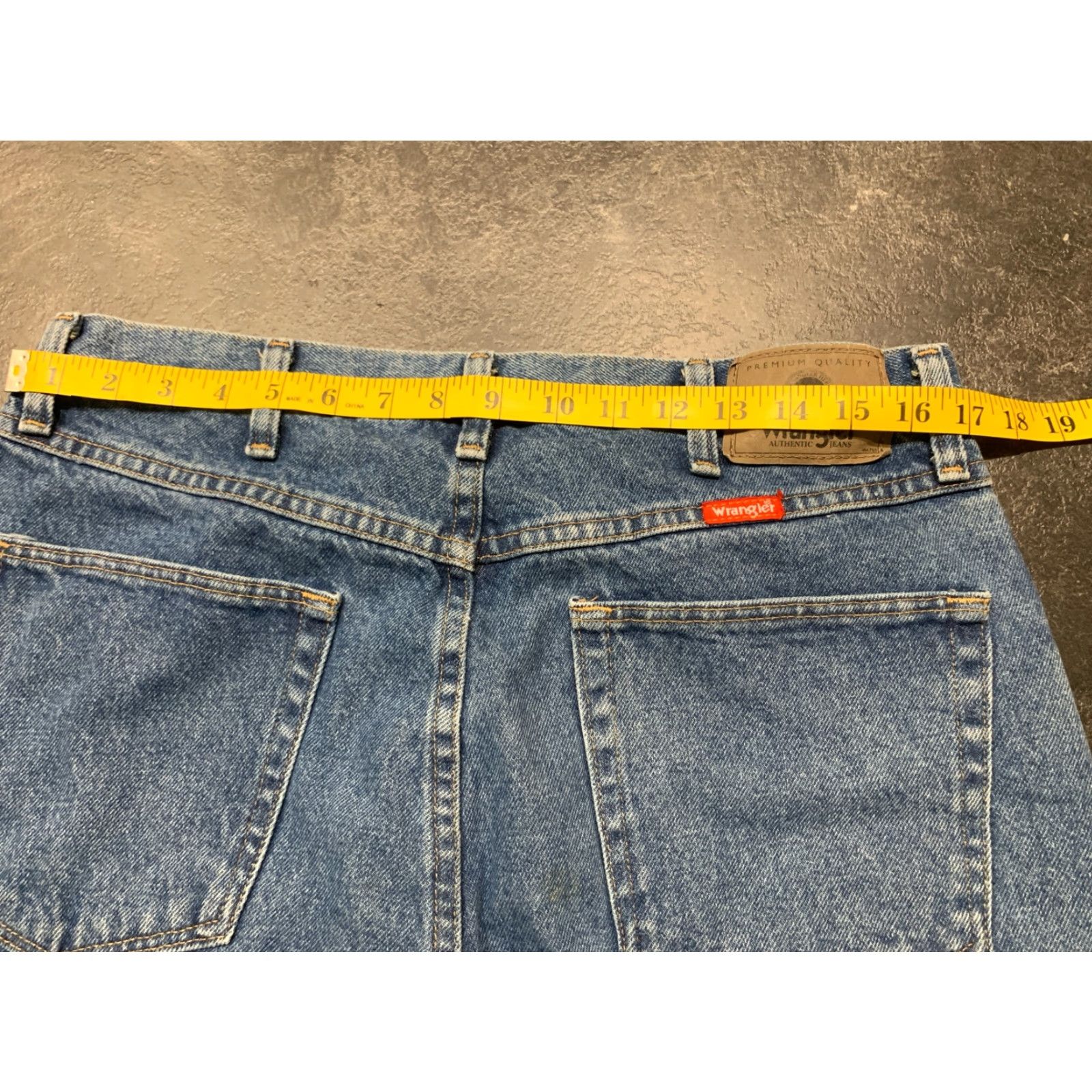 Wrangler VINTAGE Wrangler Jeans Men 34x30 Regular Fit Denim Western 90s Cotton Blue Size US 34 / EU 50 - 5 Thumbnail