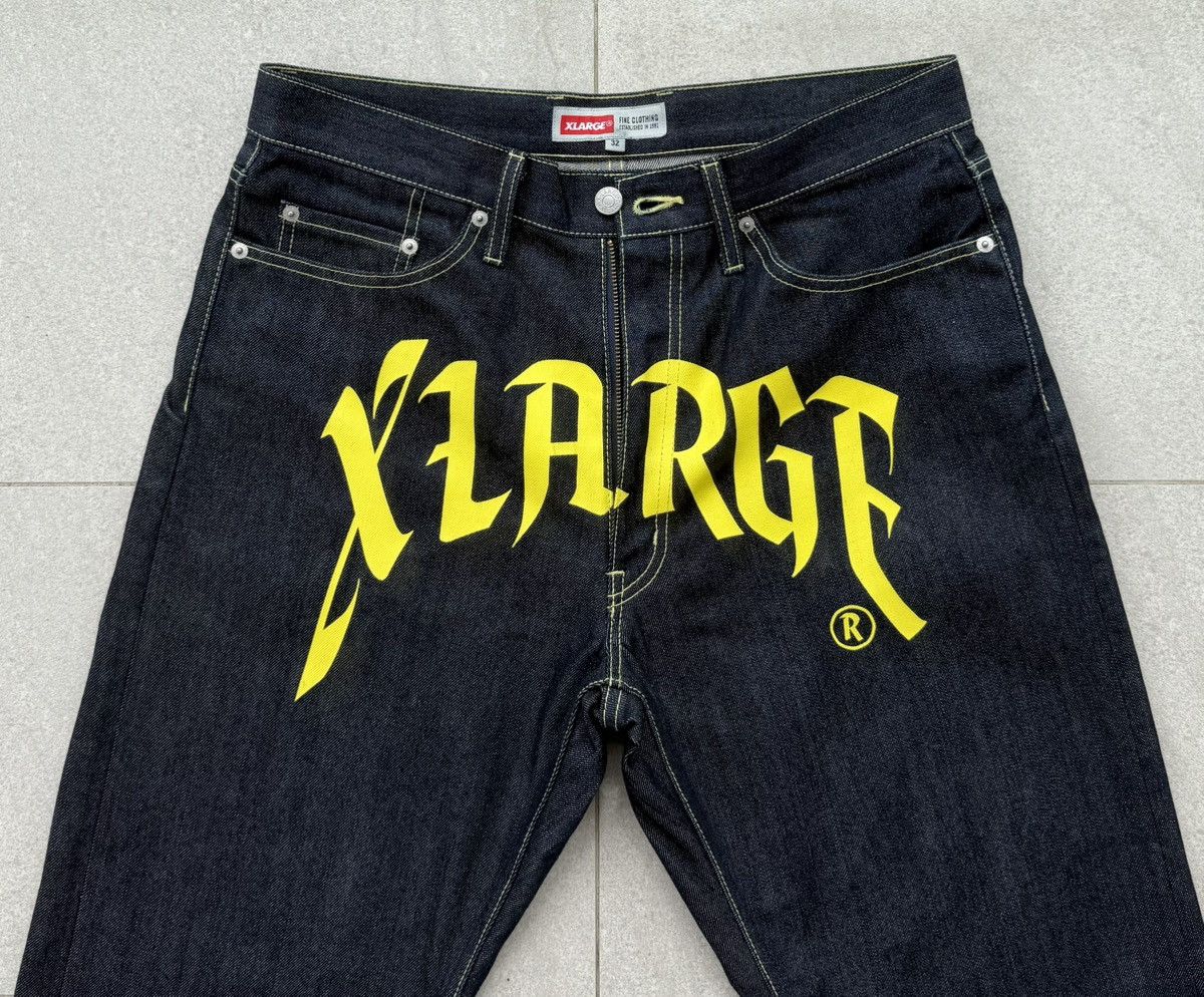 Xlarge XLarge Front Logo Selvedge Denim Pants Size US 32 / EU 48 - 2 Thumbnail