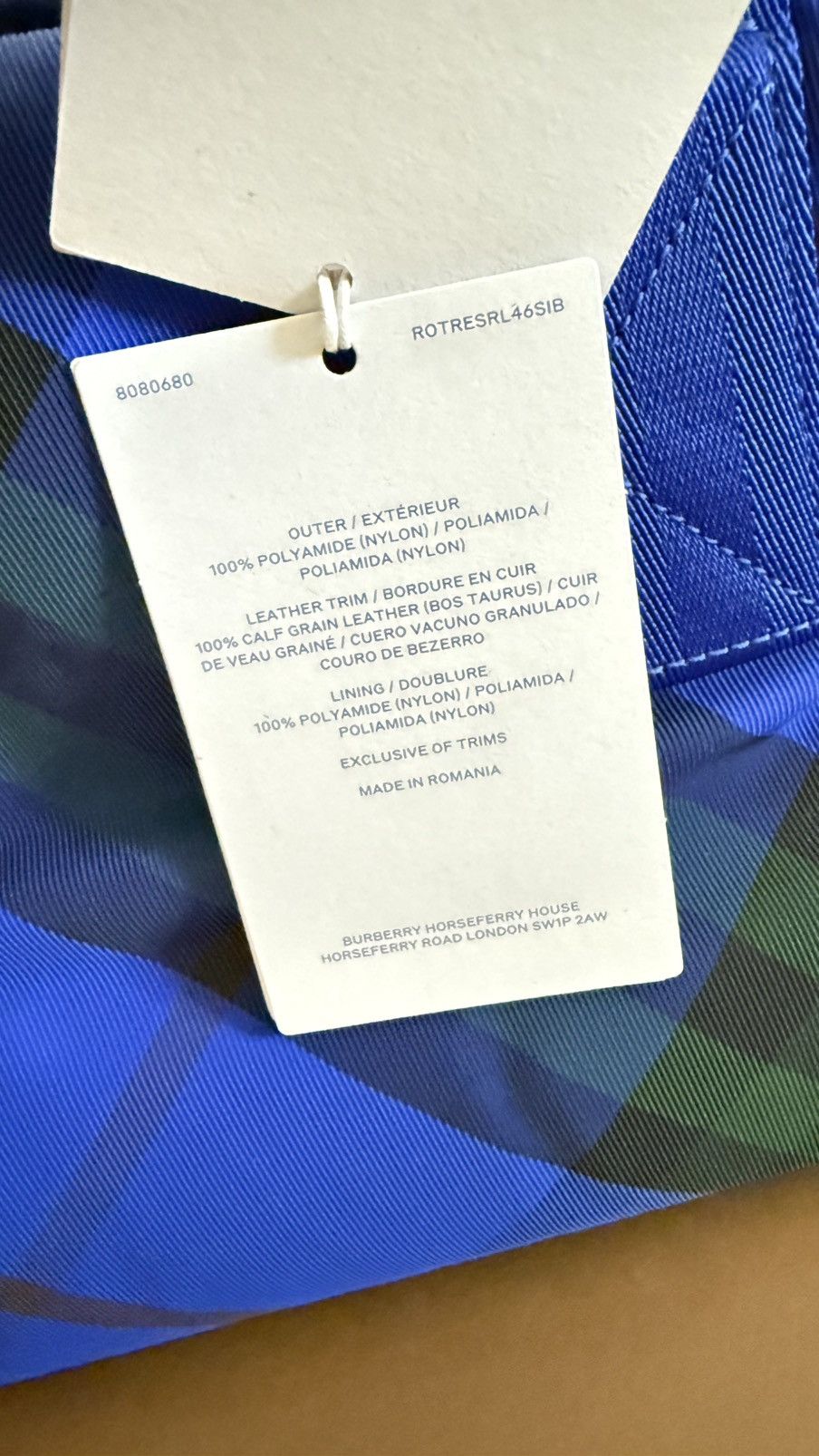 Burberry Burberry Duffle Bag Size ONE SIZE - 13 Thumbnail