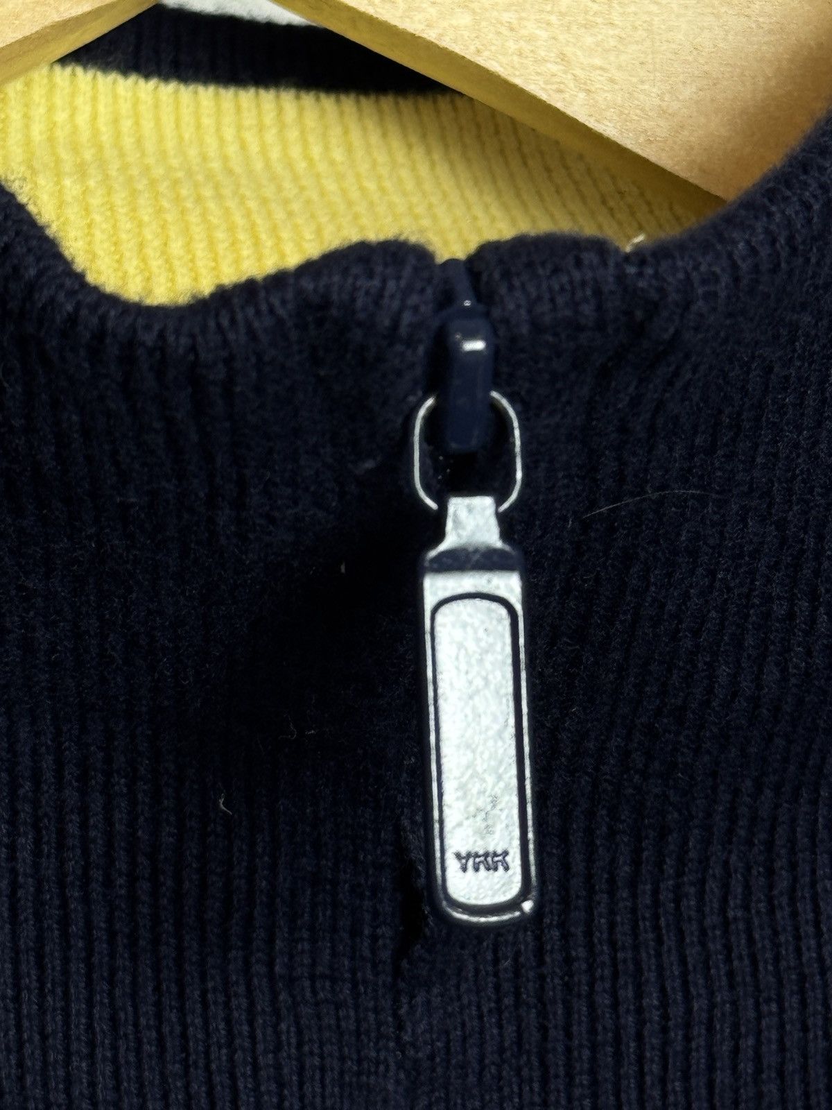 Tommy Hilfiger Tommy Hilfiger men's navy blue quarter-zip pullover sweater. Size US L / EU 52-54 / 3 - 8 Thumbnail
