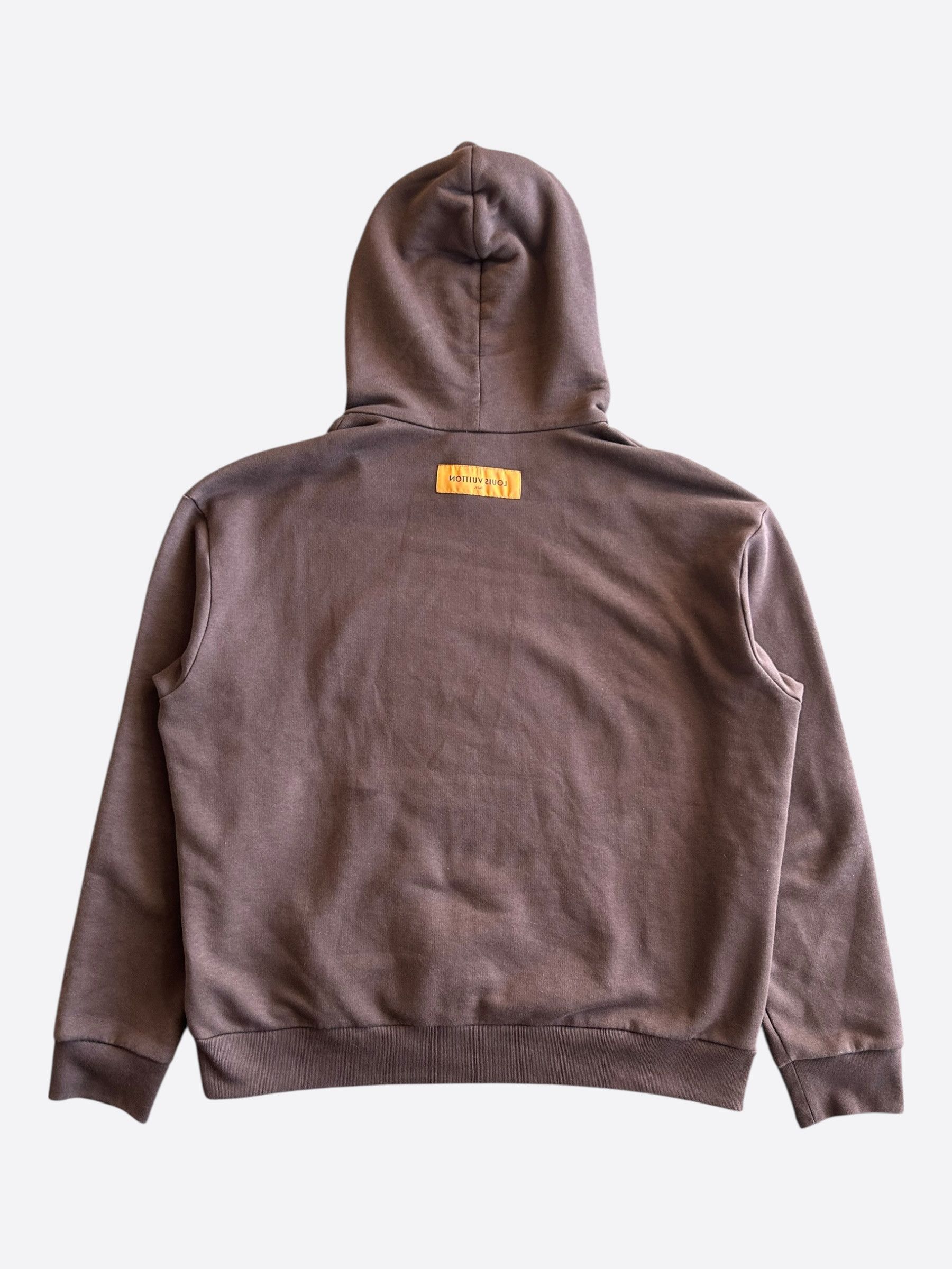 Louis Vuitton Louis Vuitton Brown Bee Embroidered Hoodie Size US XXL / EU 58 / 5 - 2 Thumbnail