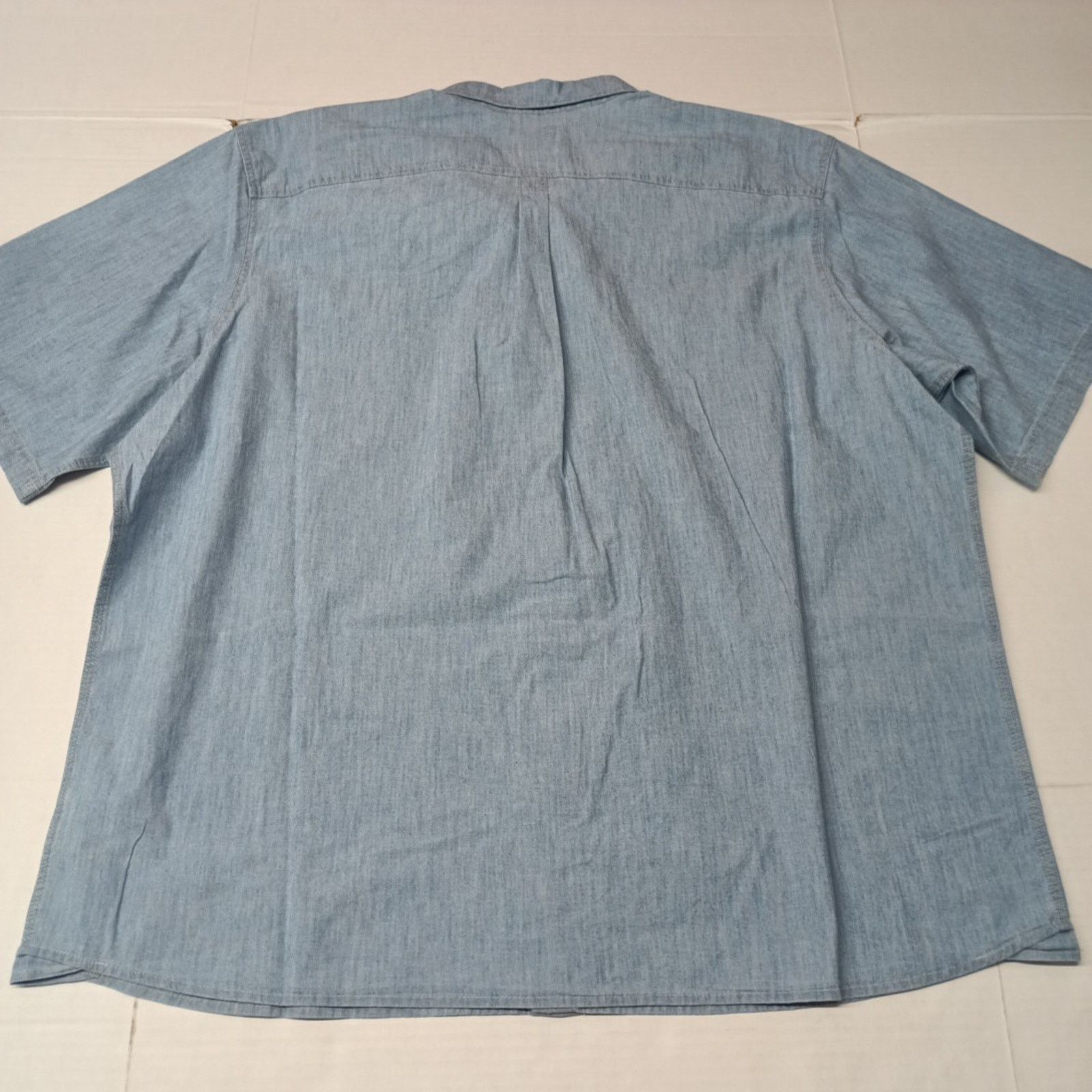 Wrangler Wrangler Men's Relaxed Woven Button Up Shirt Size 3XL Blue Size US XXL / EU 58 / 5 - 7 Thumbnail