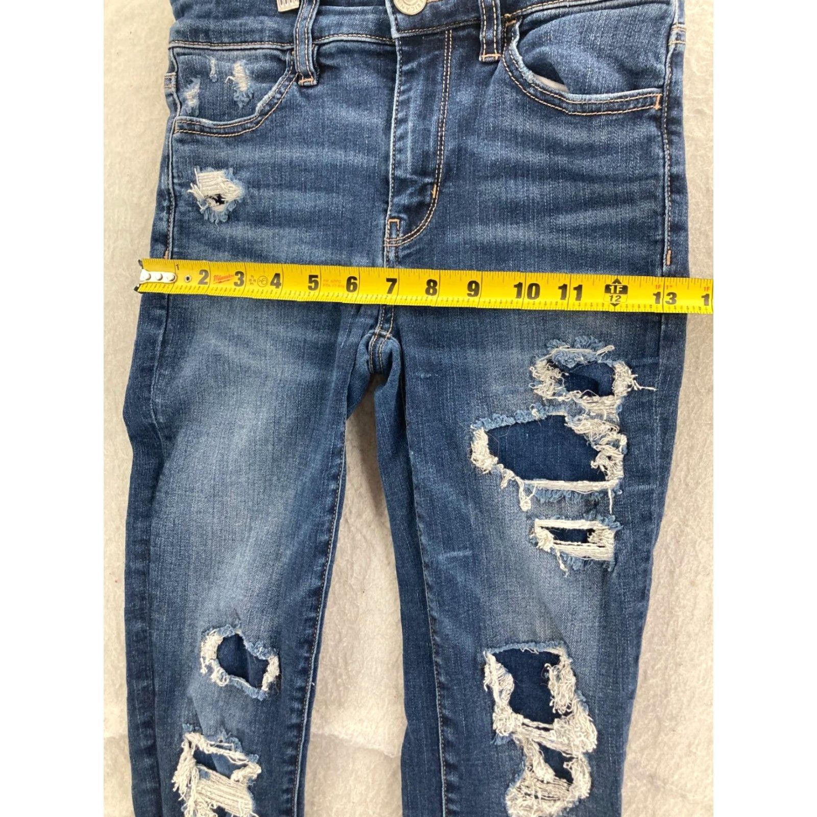 American Eagle Outfitters American Eagle Outfitters Jeans Womens 0 Blue Denim Stretch Skinny Next Level Jeans - Adult Regular Size 0 Blue Denim Size 25" / US 0 / IT 36 - 3 Thumbnail
