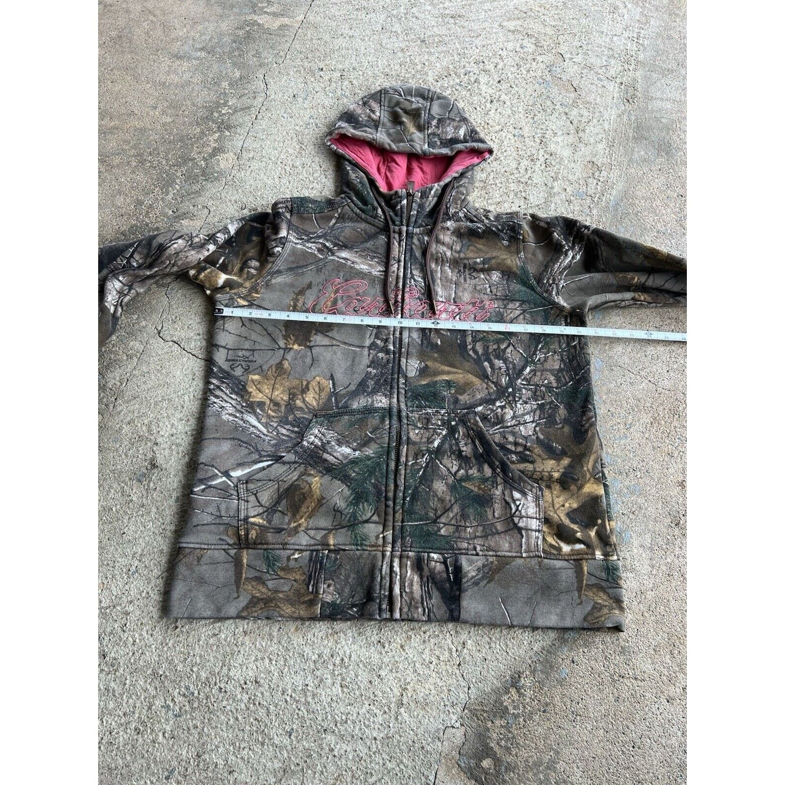 Carhartt Carhartt Women's M Realtree Camo Spellout Full Zip Hoodie Size M / US 6-8 / IT 42-44 - 8 Thumbnail