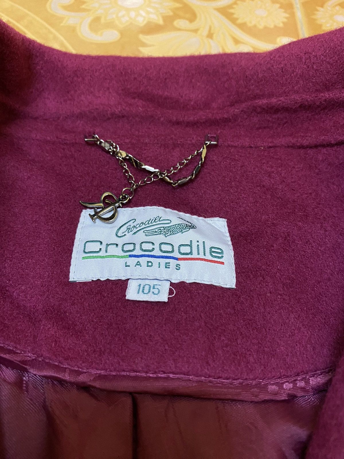 Japanese Brand × Other Crocodile Ladies Coat Handmade Size L / US 10 / IT 46 - 9 Thumbnail
